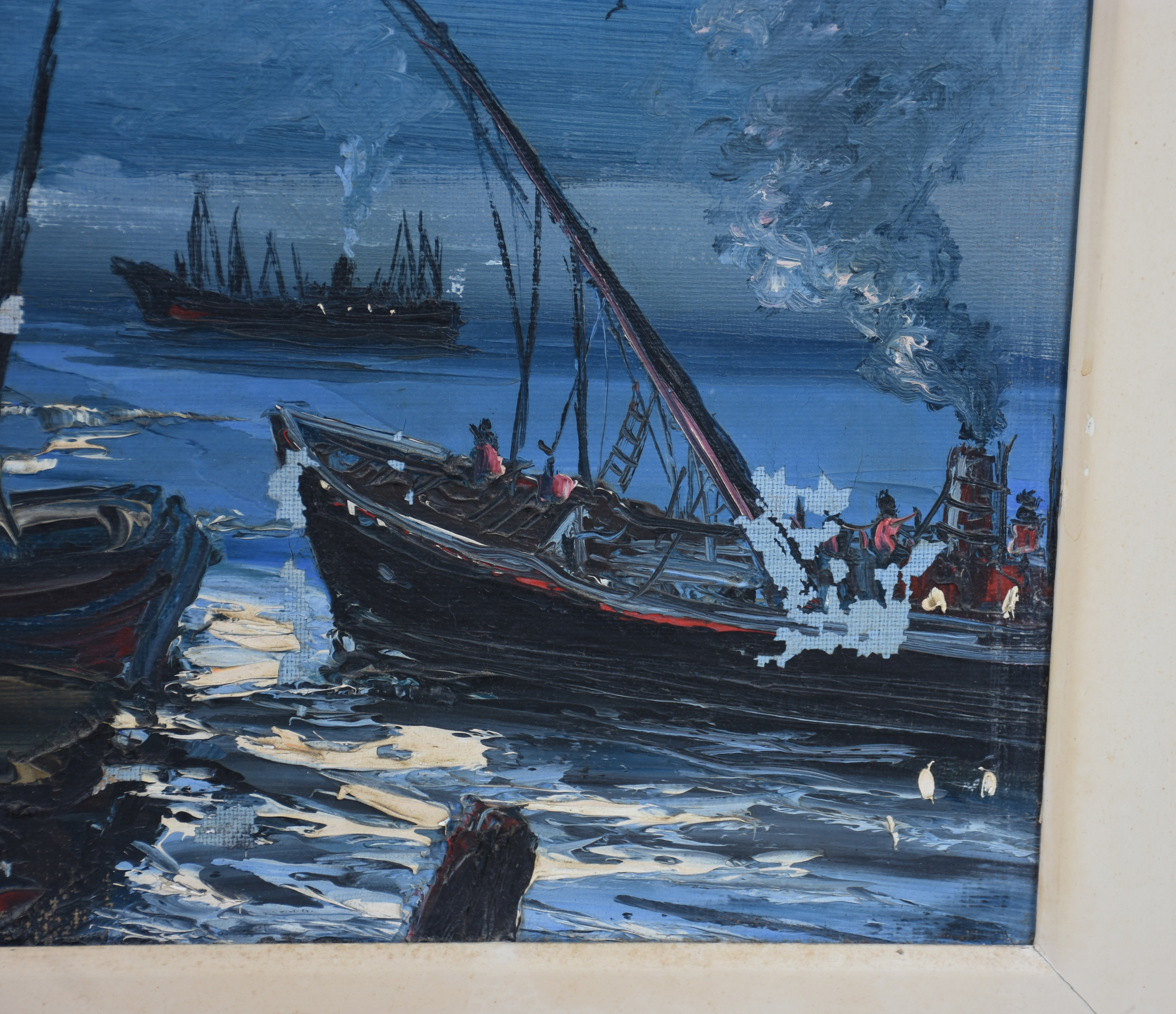 Guima (1927-1993), Marinha com barcos - foto 3 de 6