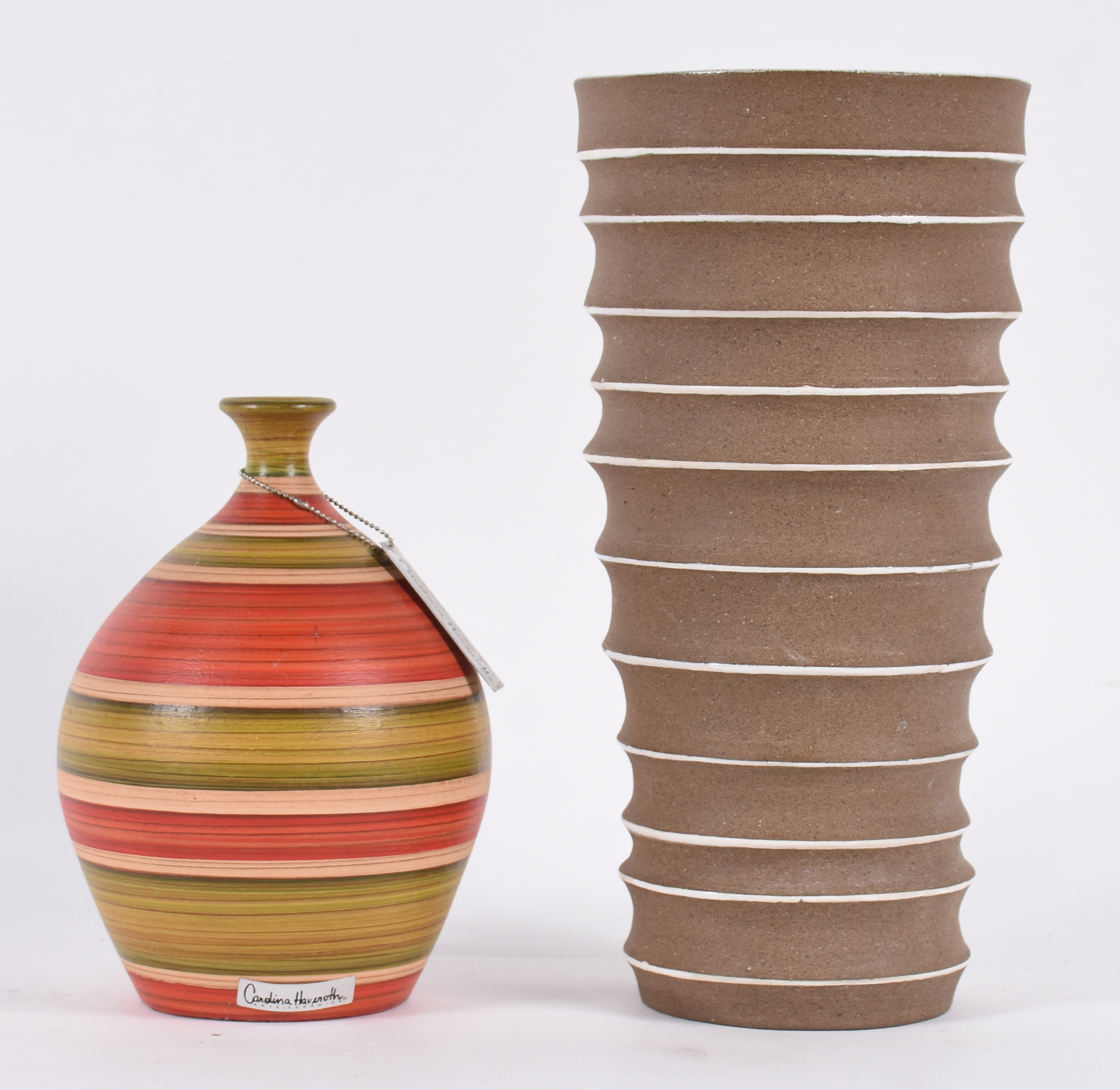 Dois vasos de porcelana. - foto 1 de 5