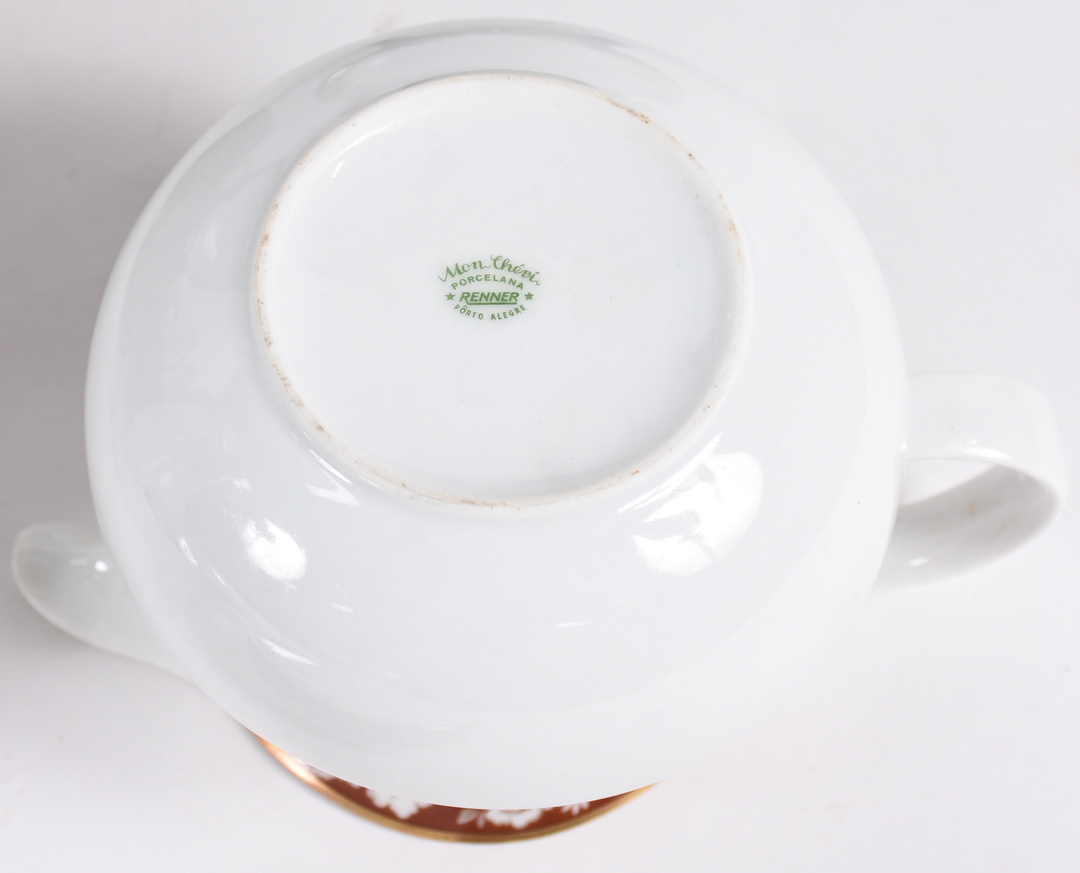 Aparelho de jantar, chá e café de porcelana Renner, decorada com... - foto 3 de 5