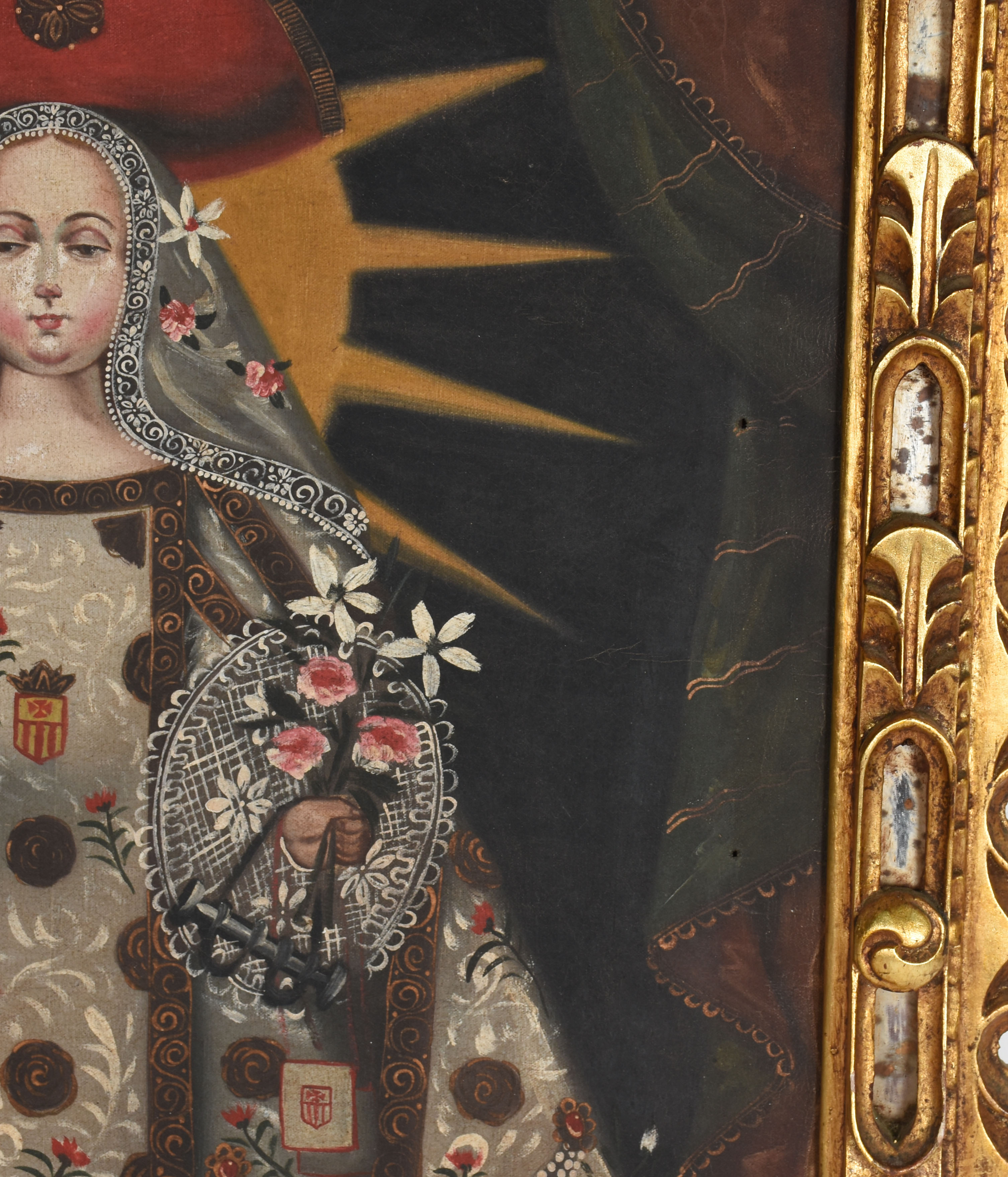 Escola Cusquenha (1538), Nossa Senhora com menino - foto 3 de 5