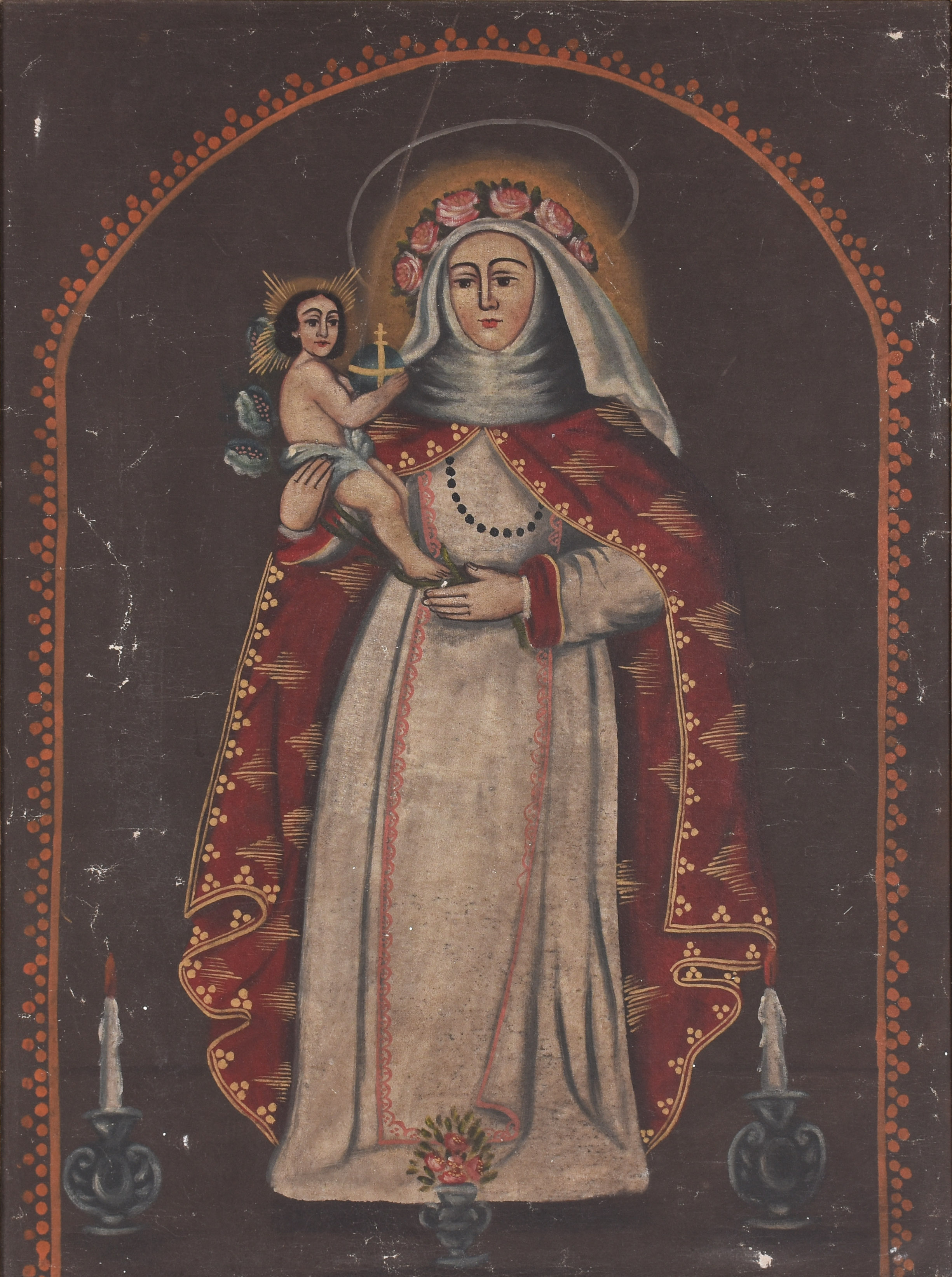 Escola Cusquenha (1538), Nossa Senhora com menino - foto 1 de 4