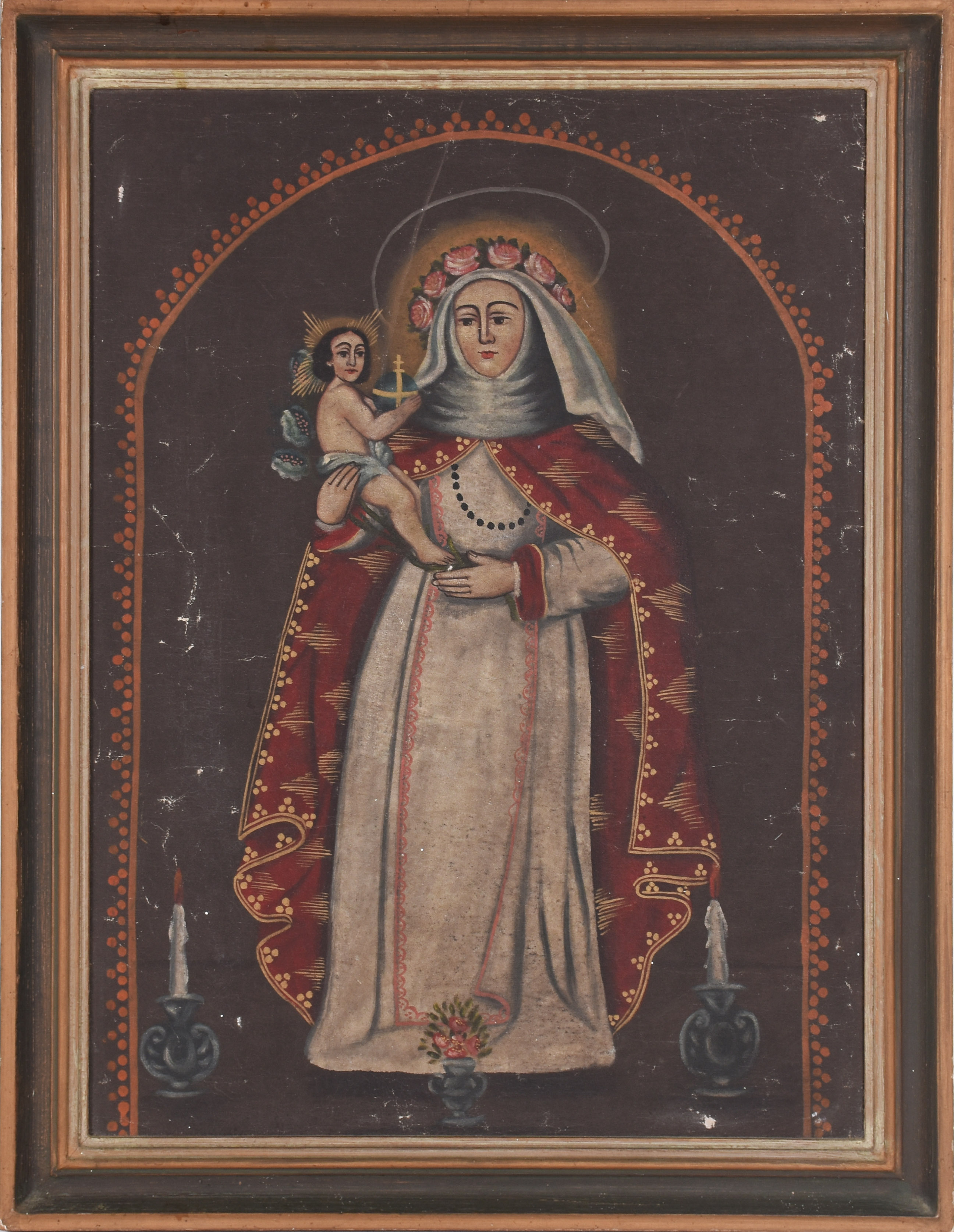 Escola Cusquenha (1538), Nossa Senhora com menino - foto 2 de 4
