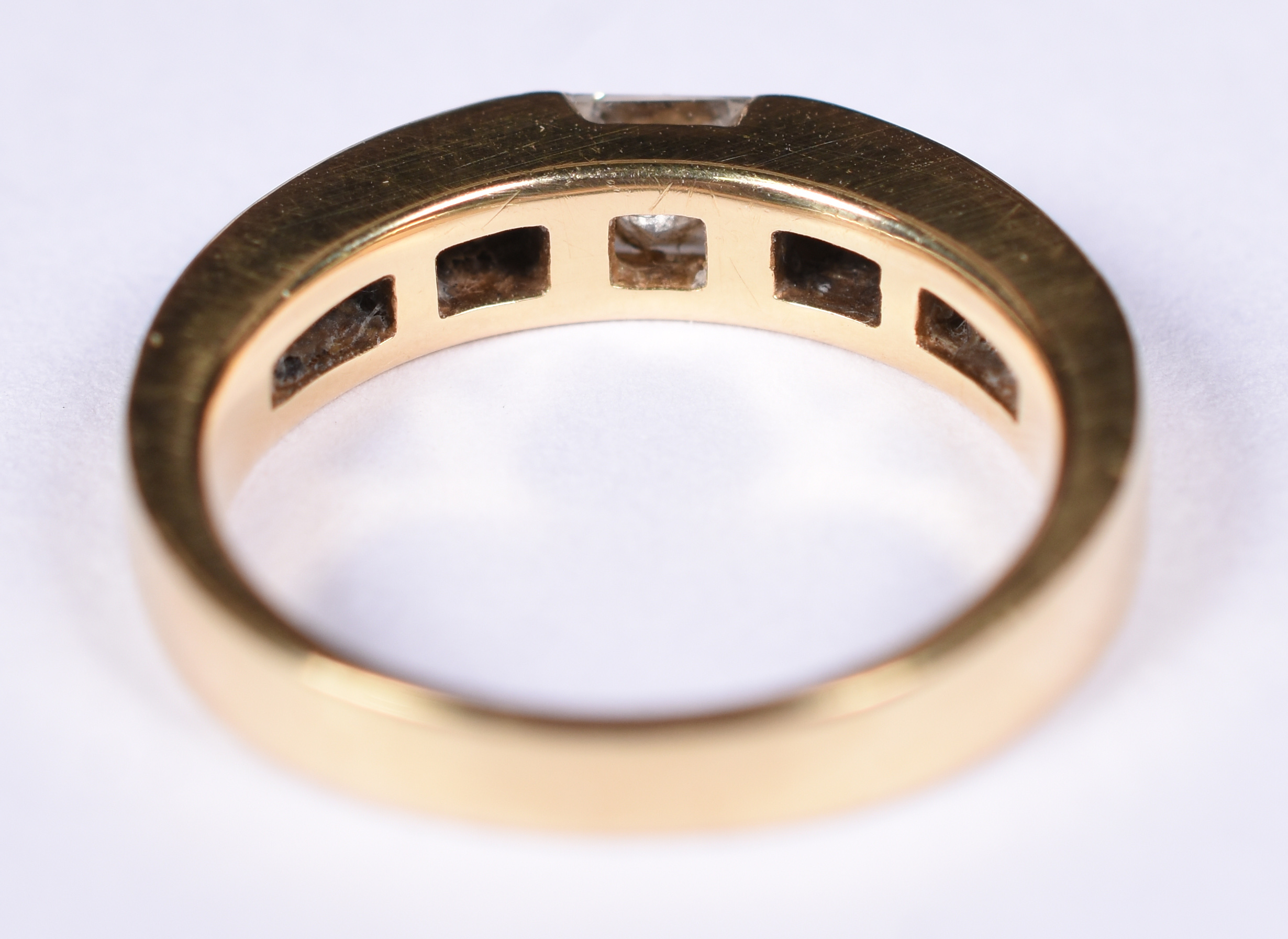 Anel de ouro amarelo 18 k Tifany, 1 brilhante de aproximadamente 0,25... - foto 5 de 5