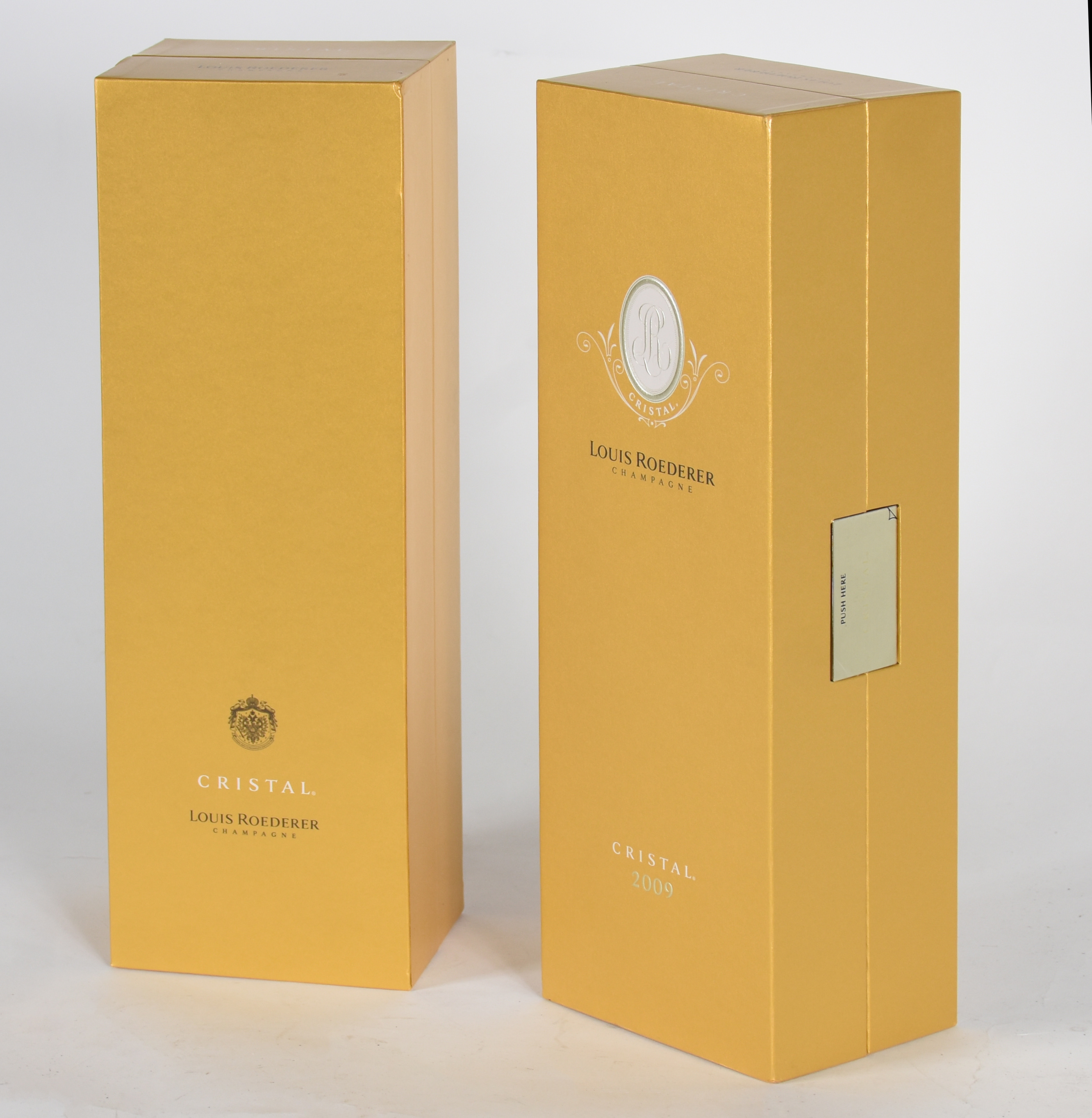 Duas garrafas de Champagne francesa Cristal, LOUIS ROEDERER, na... - foto 3 de 4