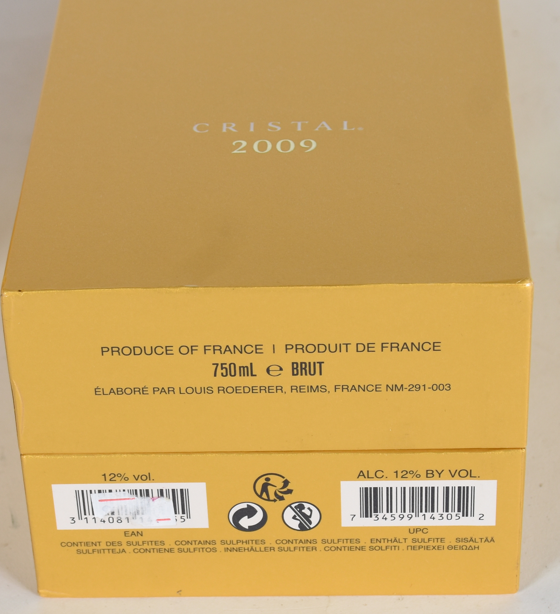 Duas garrafas de Champagne francesa Cristal, LOUIS ROEDERER, na... - foto 4 de 4