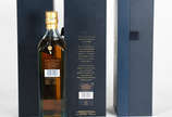 Tres garrafas de Whisky Jonnhie Walker, Blue La... - Tres garrafas de Whisky Jonnhie Walker, Blue Label, na embalagem.