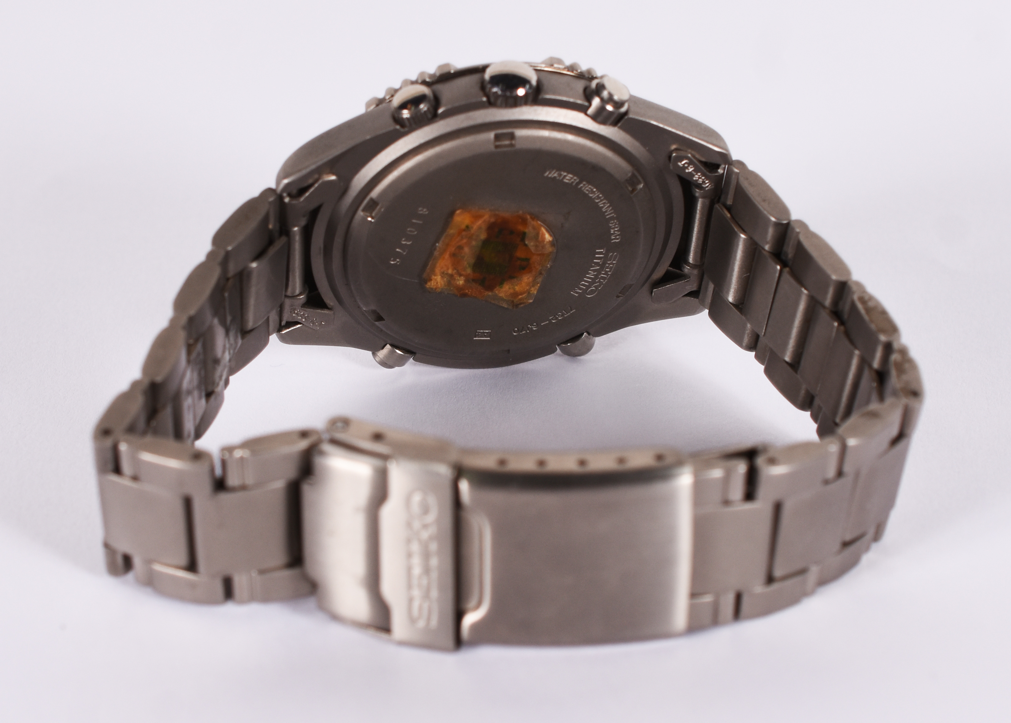 Relógio Seiko (Japan), masculino em titanium, vidro em safira, caixa... - foto 2 de 5