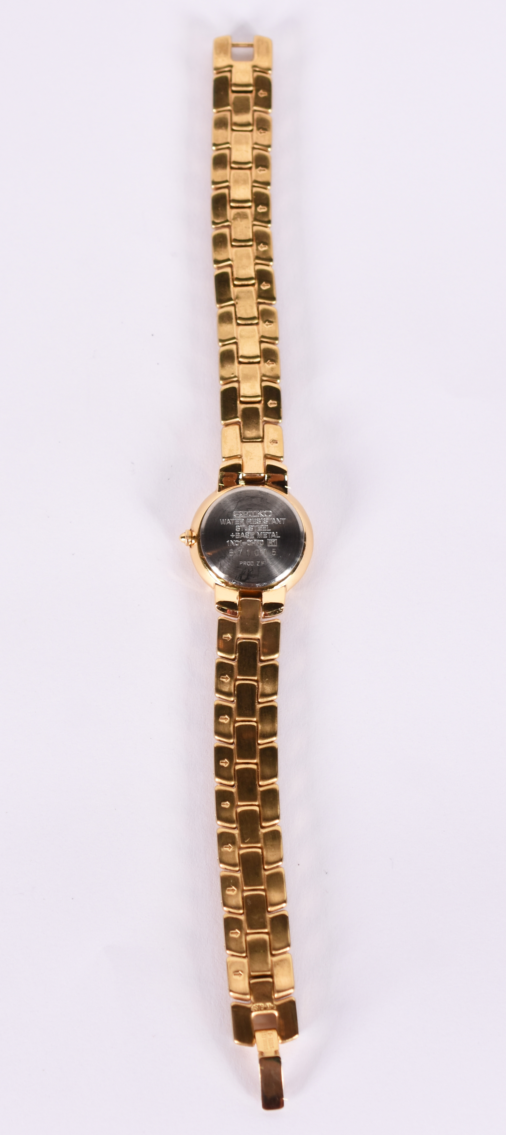 Relógio Seiko feminino, dourado, mostrador em algarismos romanos... - foto 5 de 5