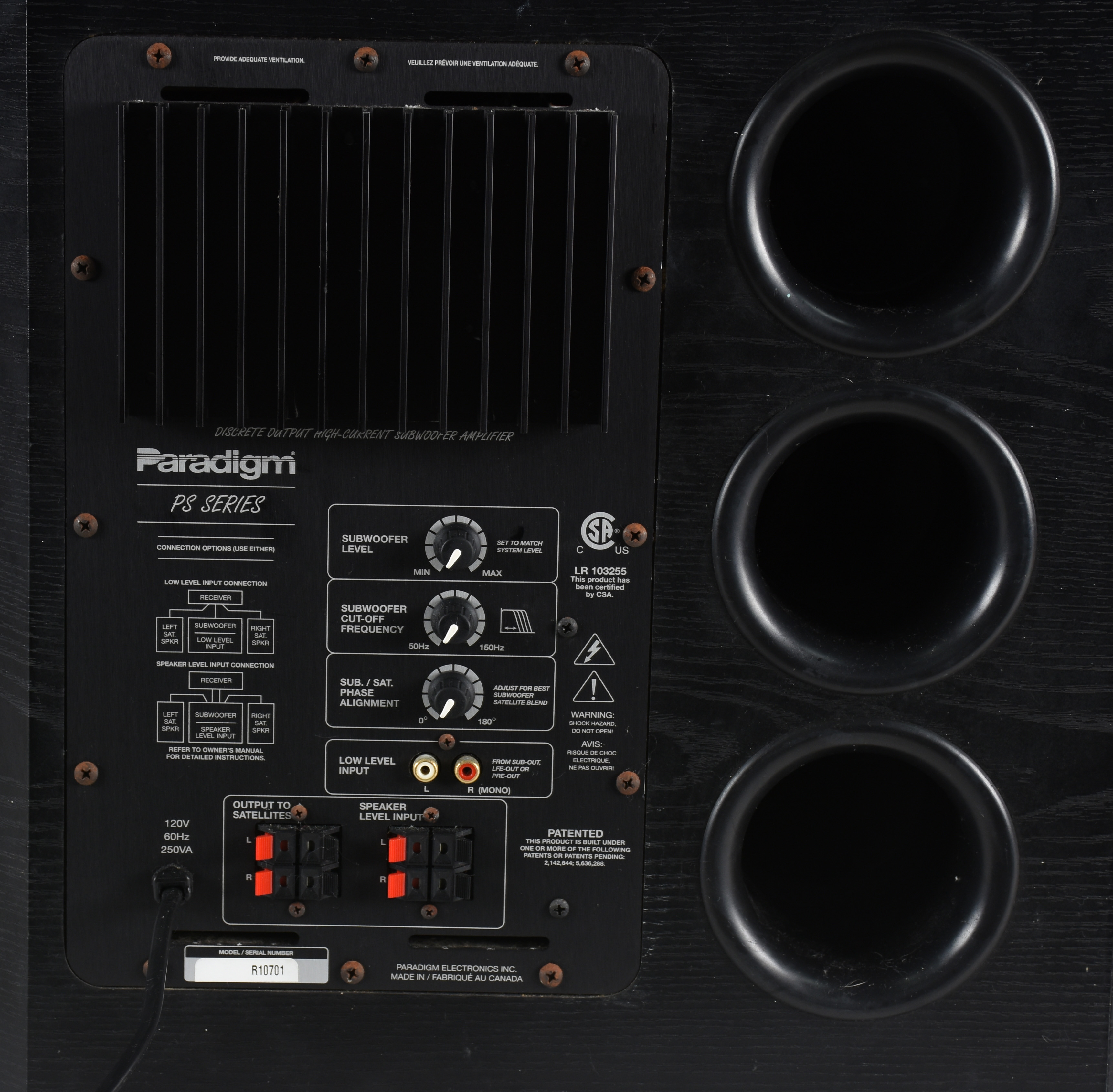 Tres caixas de som e 1 subwoofer para home theater. - foto 6 de 6