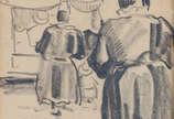 P.DE BELAY,  - crayon - Datado 1930