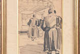 P.DE BELAY,  - crayon - Datado 1930