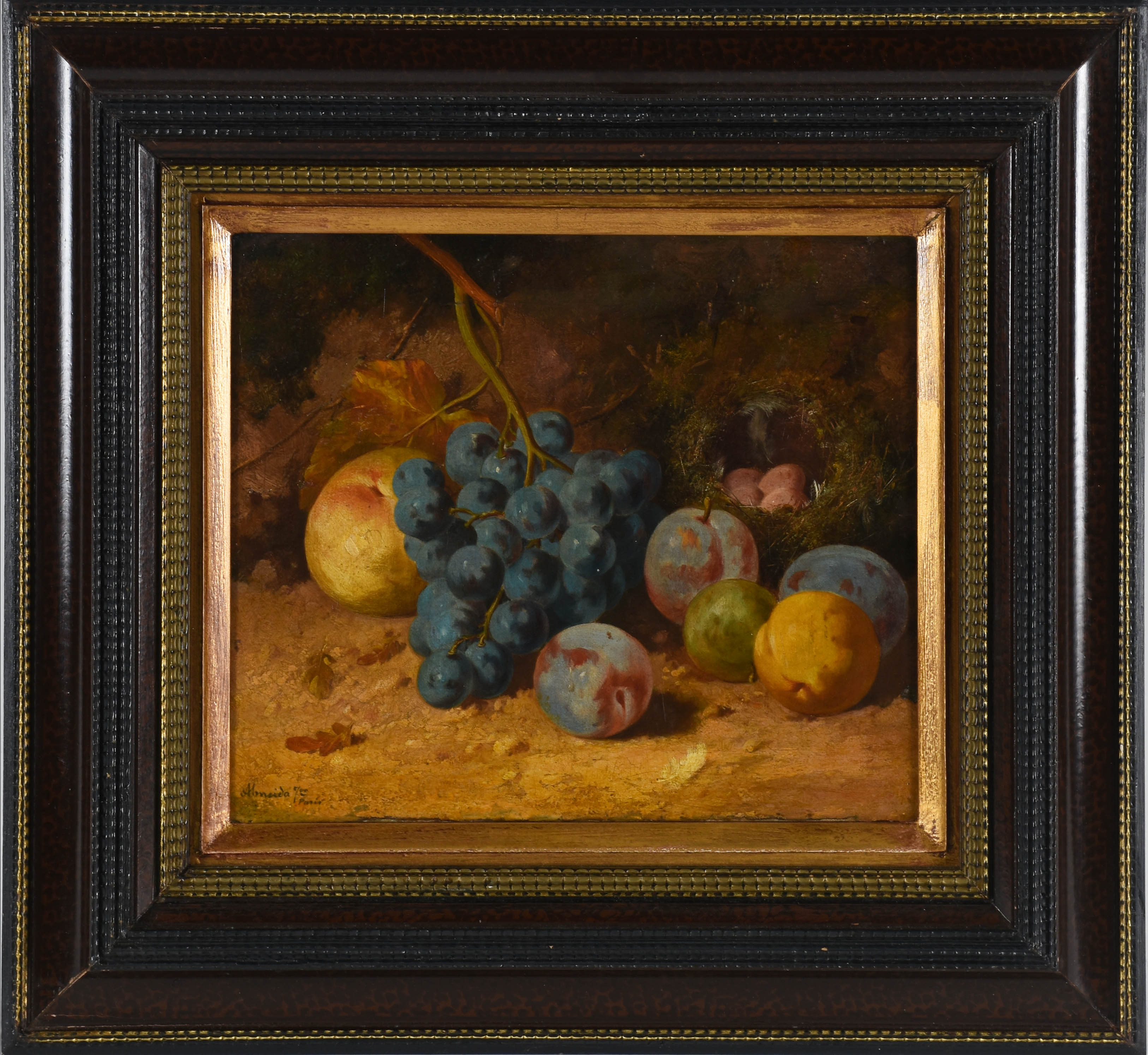 Almeida Júnior (1850-1899), Natureza morta com uvas - foto 2 de 4