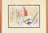 Mario Zanini (1907-1971), Pescadores - tecnica mista sobre papel