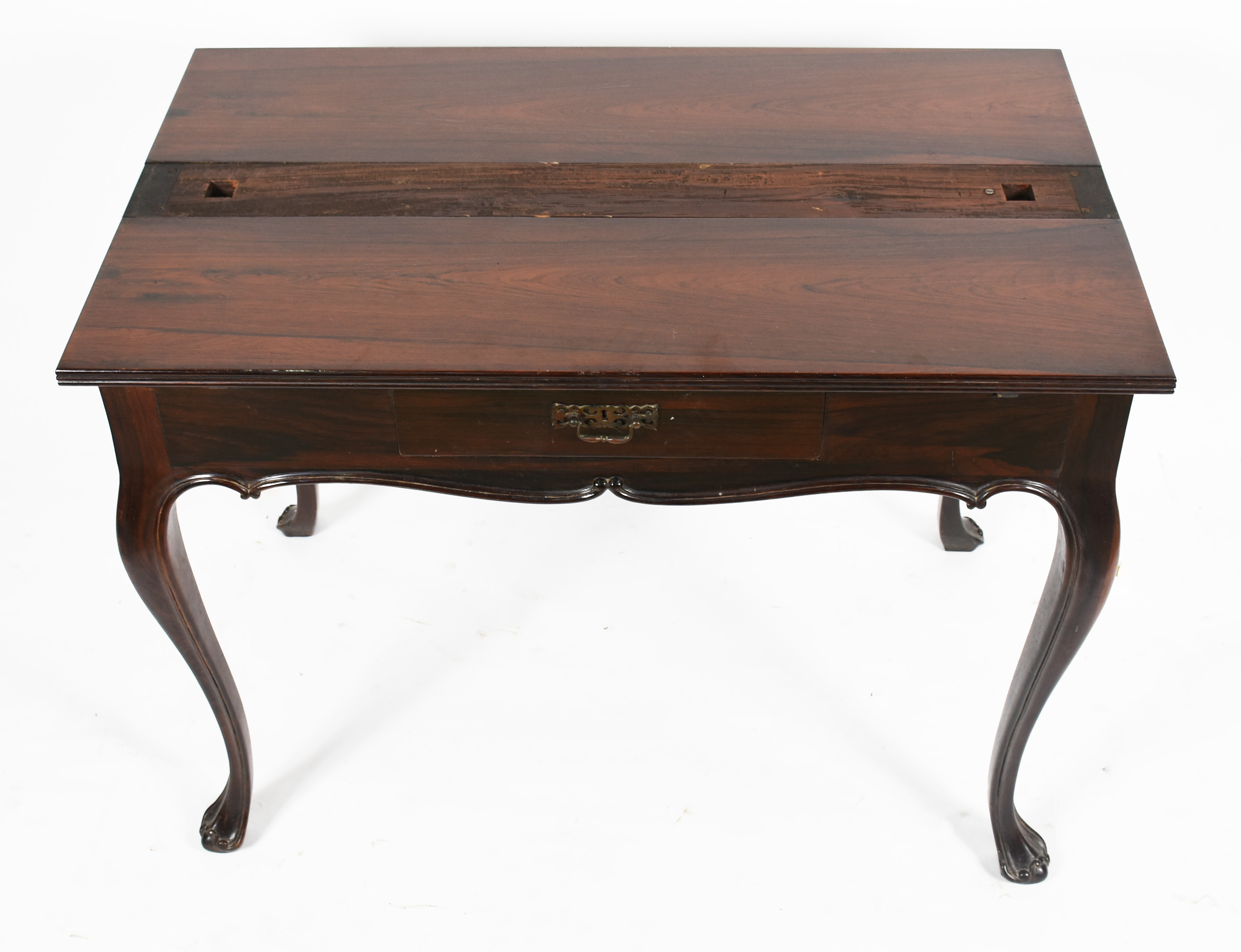Mesa retangular de madeira nobre, tampo com tábua extensível ( cada... - foto 4 de 6