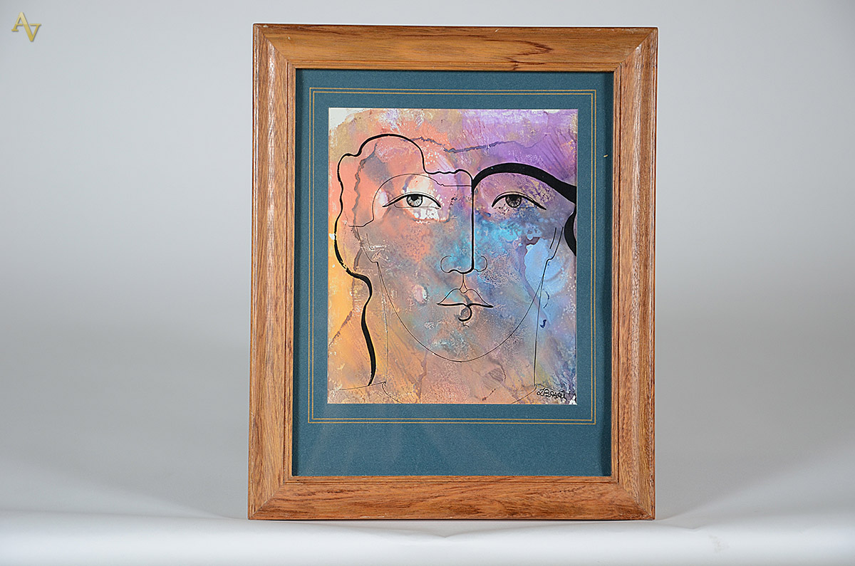 ZULLY BAZÁN - figura - técnica mista - 23,5 x 20 cm - foto 1 de 4