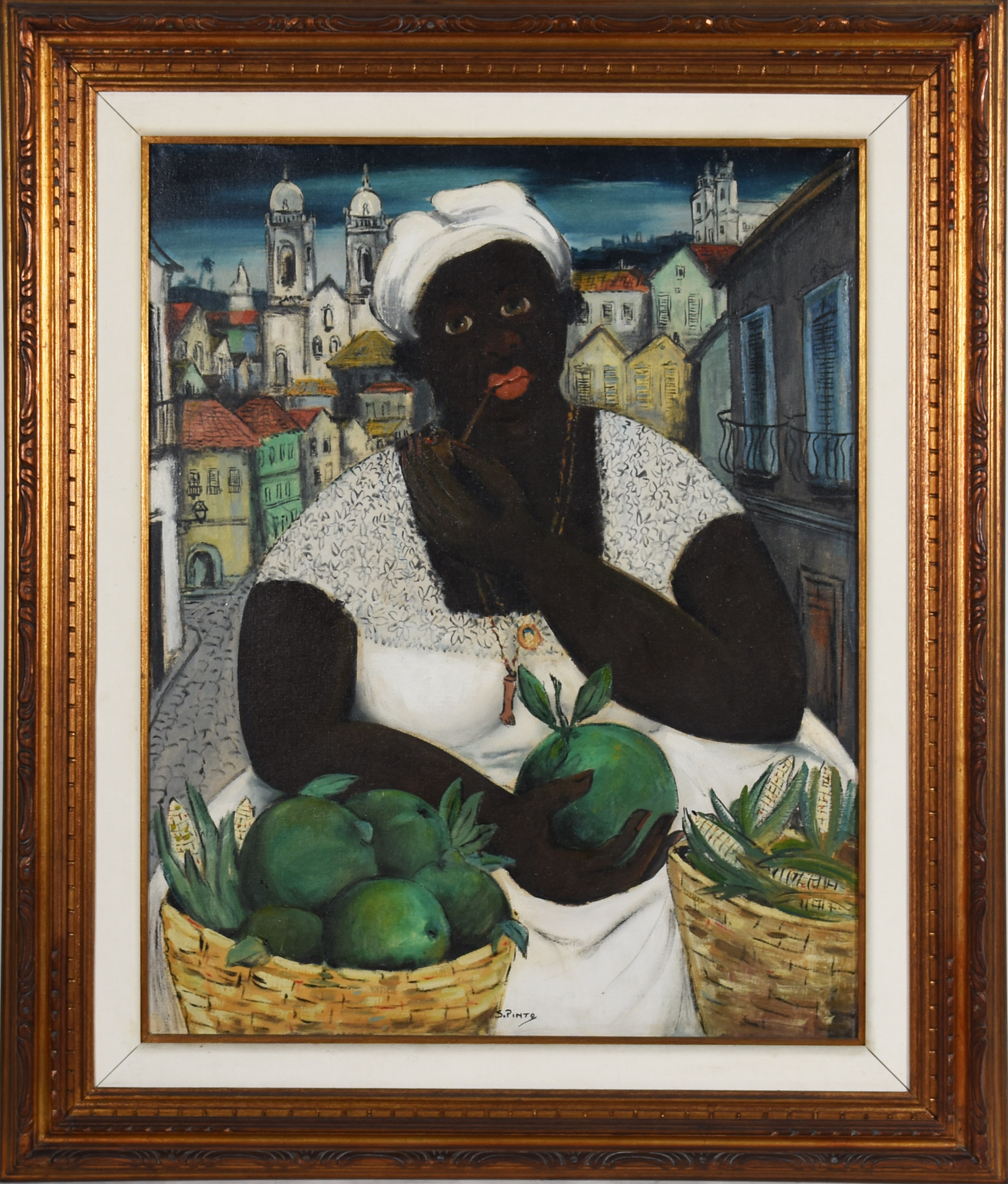 Sylvio Pinto (1918-1997), Baiana vendedora de cocos. - foto 2 de 4