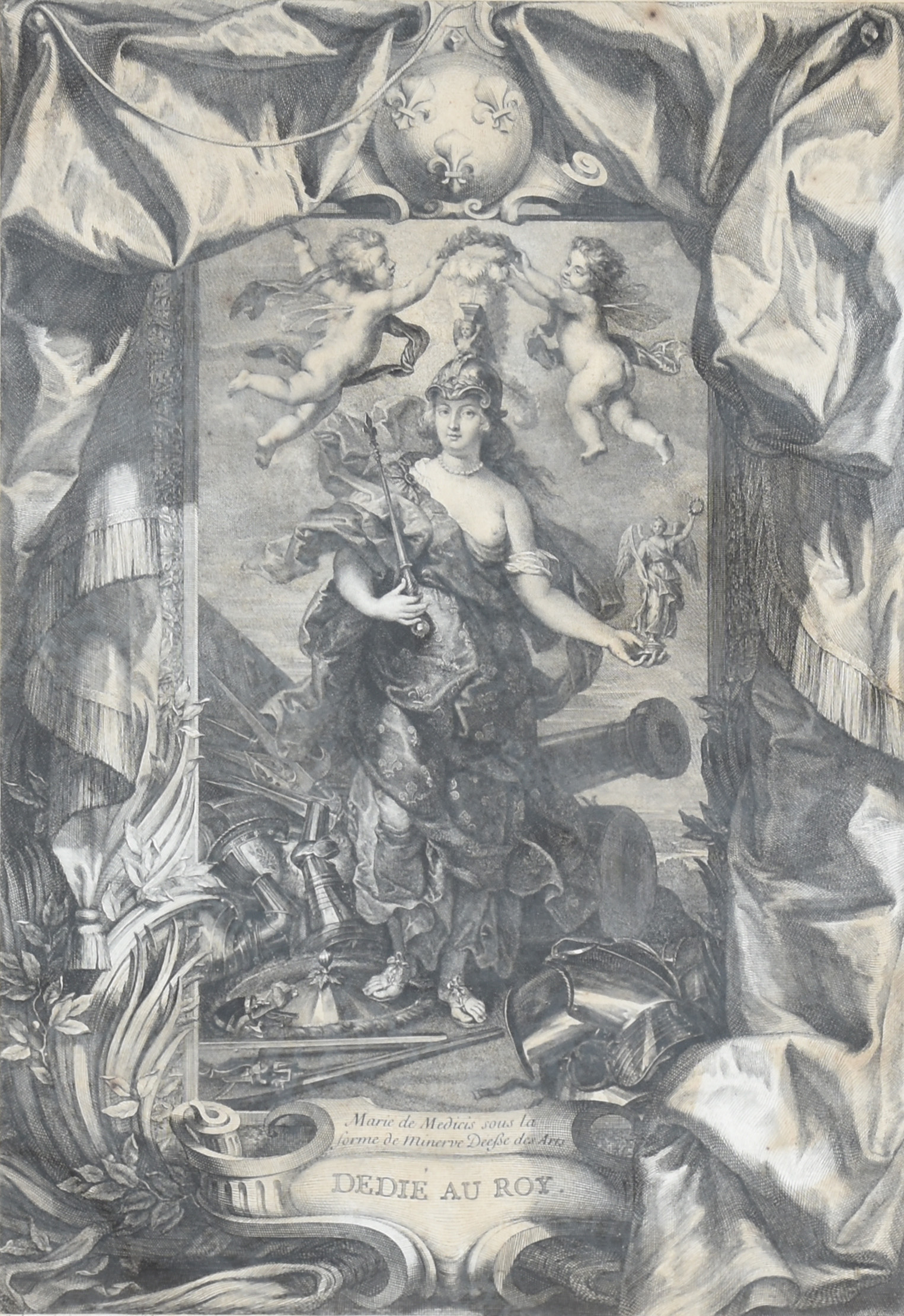 "Marie de Medicis sous la forme de Minerve déesse des Arts" - foto 1 de 4