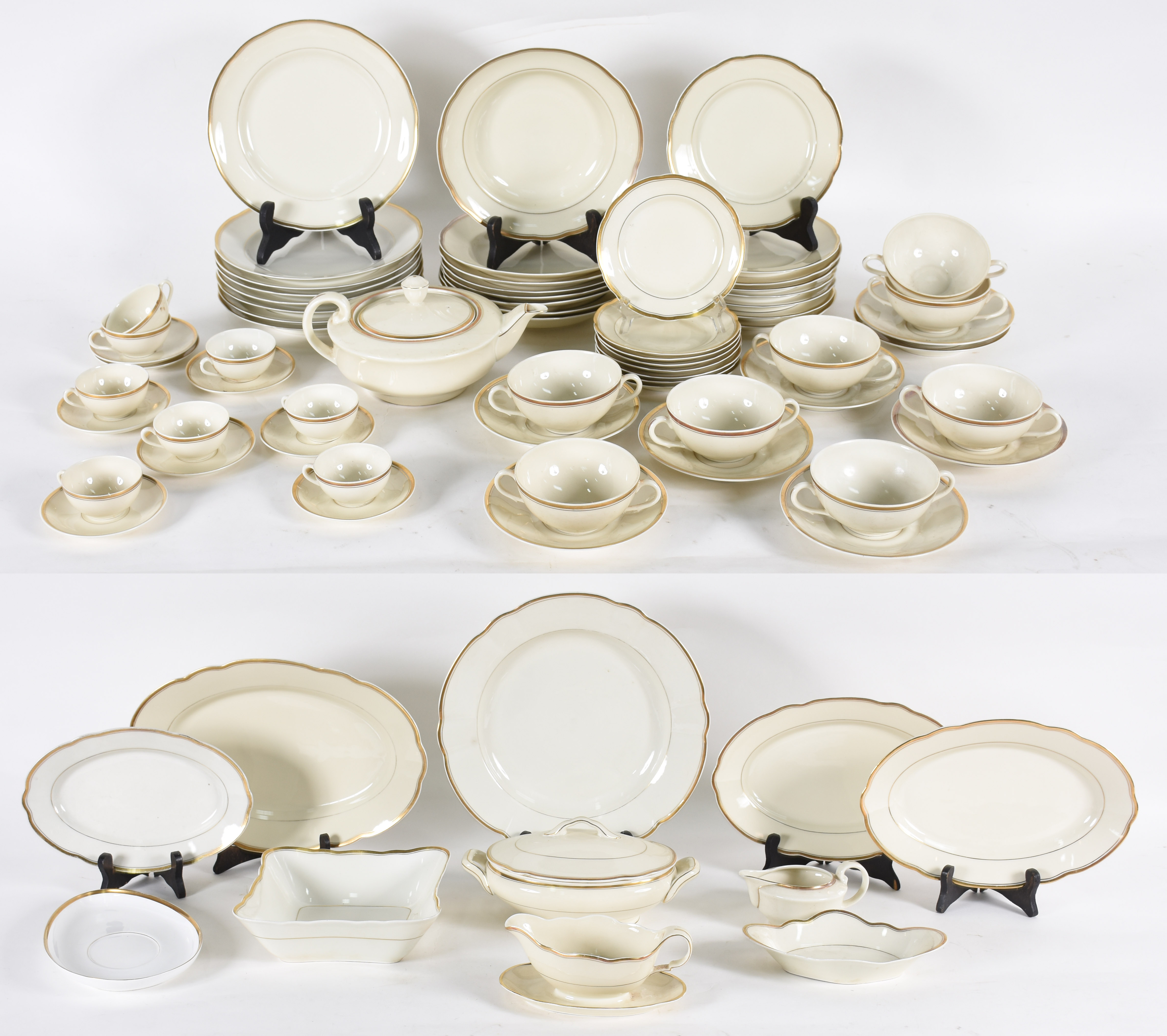 Aparelho de jantar e café de porcelana portuguesa Vista Alegre na cor... - foto 1 de 6