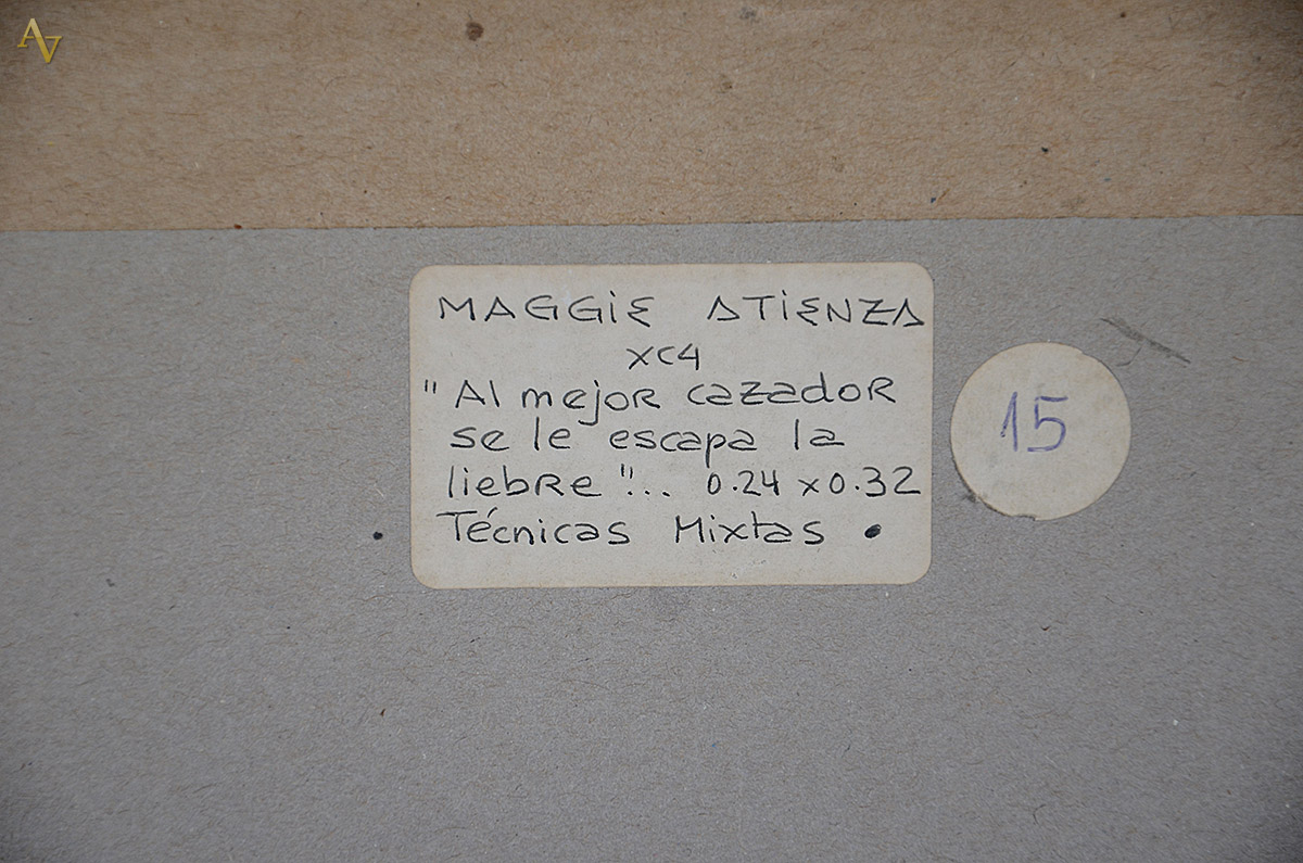 MAGGIE ATIENZA - Al mejor cazador se le escapa la liebre" - téc... - foto 4 de 4