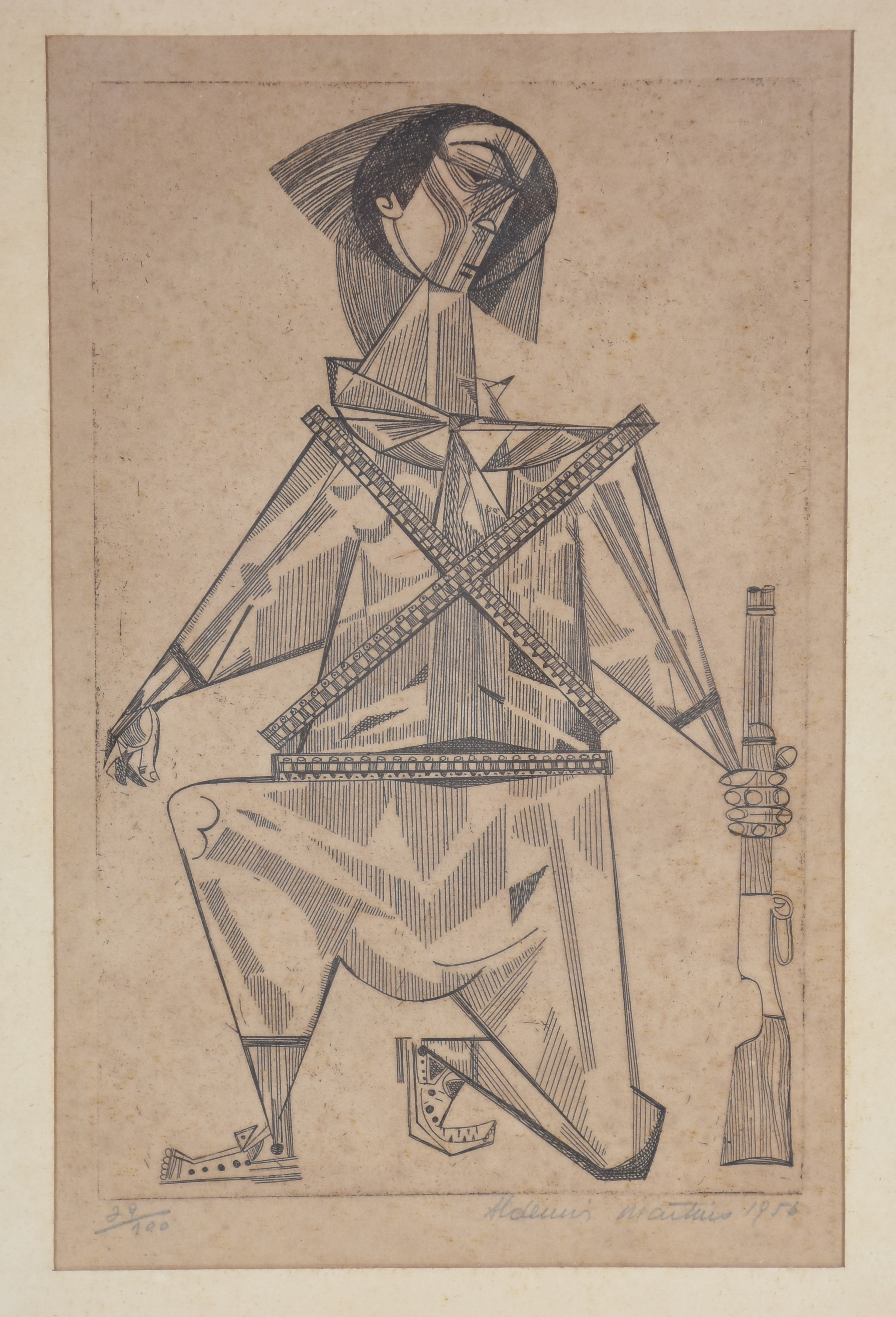 Aldemir Martins (1922-2006), FIGURA ESTILIZADA - foto 2 de 4