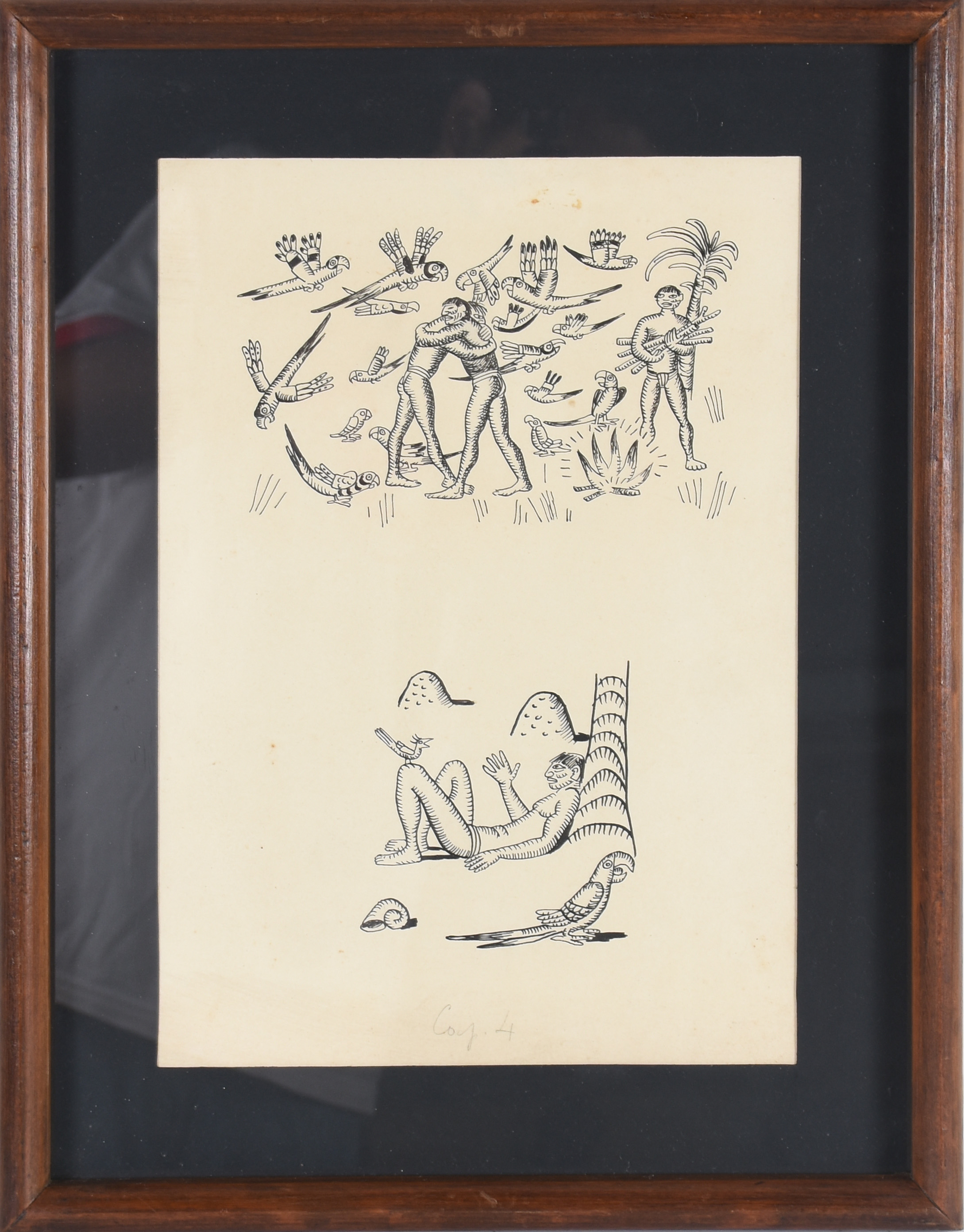 Hector Carybé (1911-1997), BICO DE PENA - foto 1 de 4