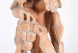 Adão de Lourdes (1945), Arte Popular - Arte popular, Escultura de madeira representando pássaros.