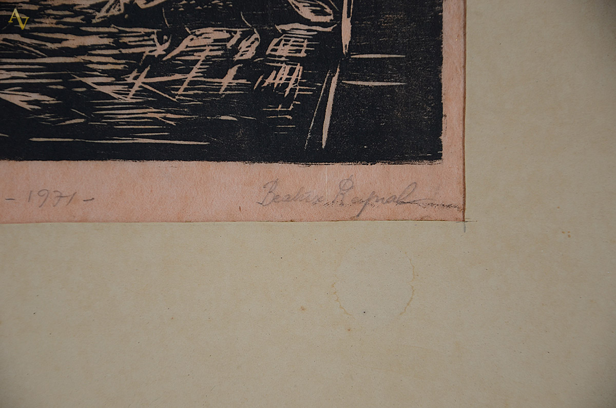GOELDI, Oswaldo - xilogravura 5/6 - Primeira tiragem póstuma de... - foto 4 de 4