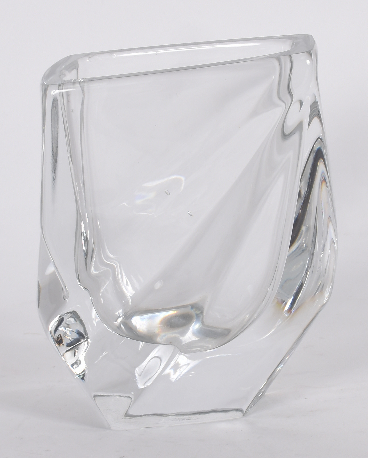Vaso ARTE VANNES FRANCES, contemporâneo em cristal. Carimbo da... - foto 1 de 4