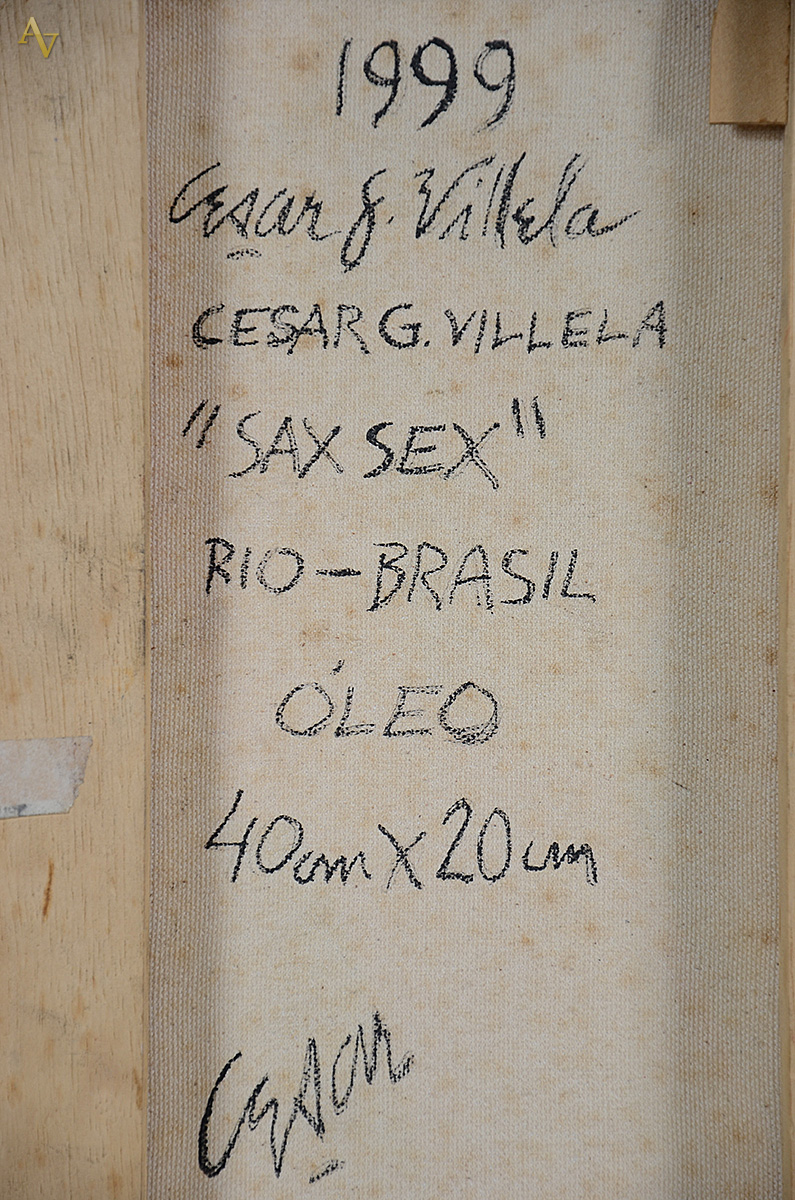 CESAR VILLELA - Sax sex - ost - 40 x 20 - 1999 - foto 4 de 4