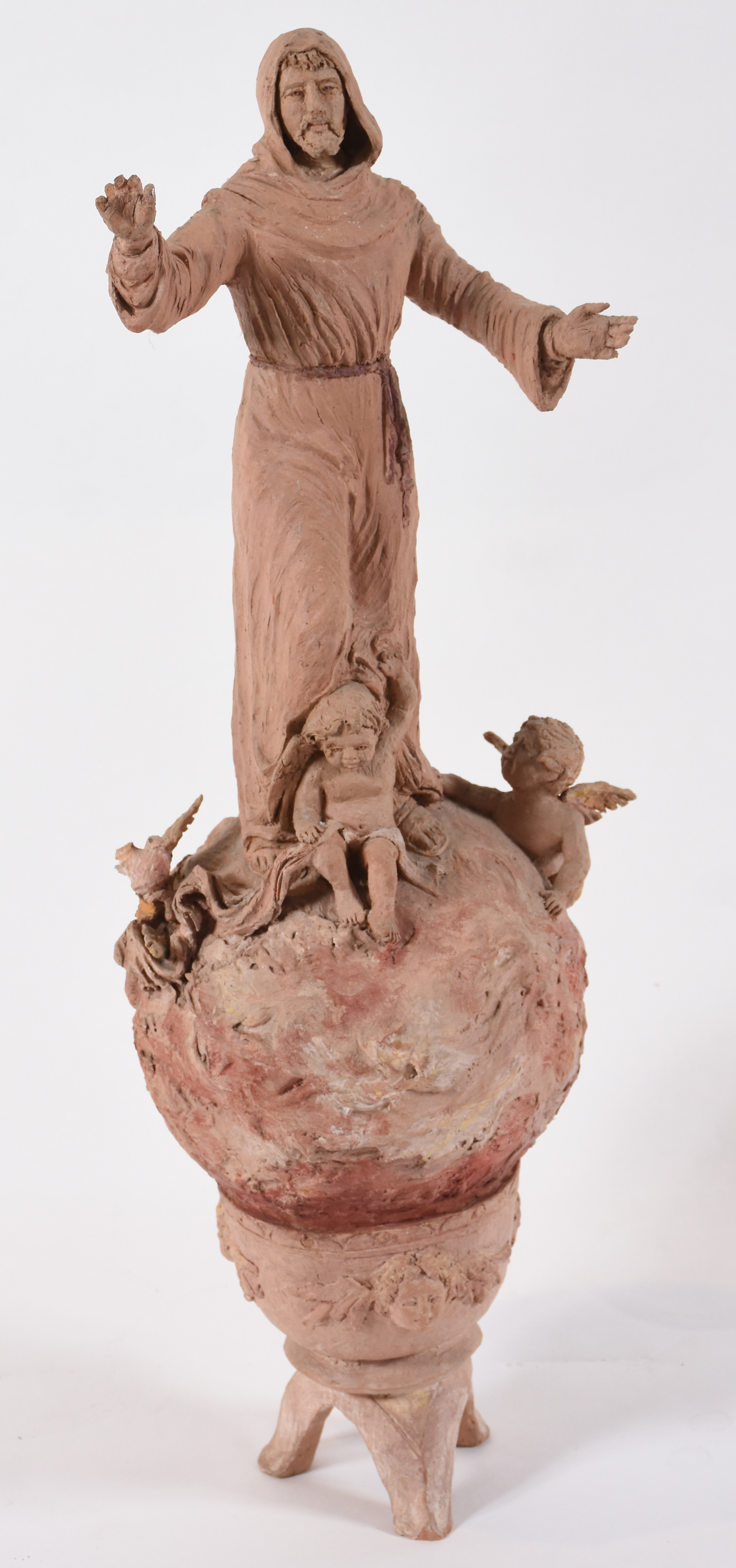 São Francisco - Imagem de terracota - foto 1 de 6