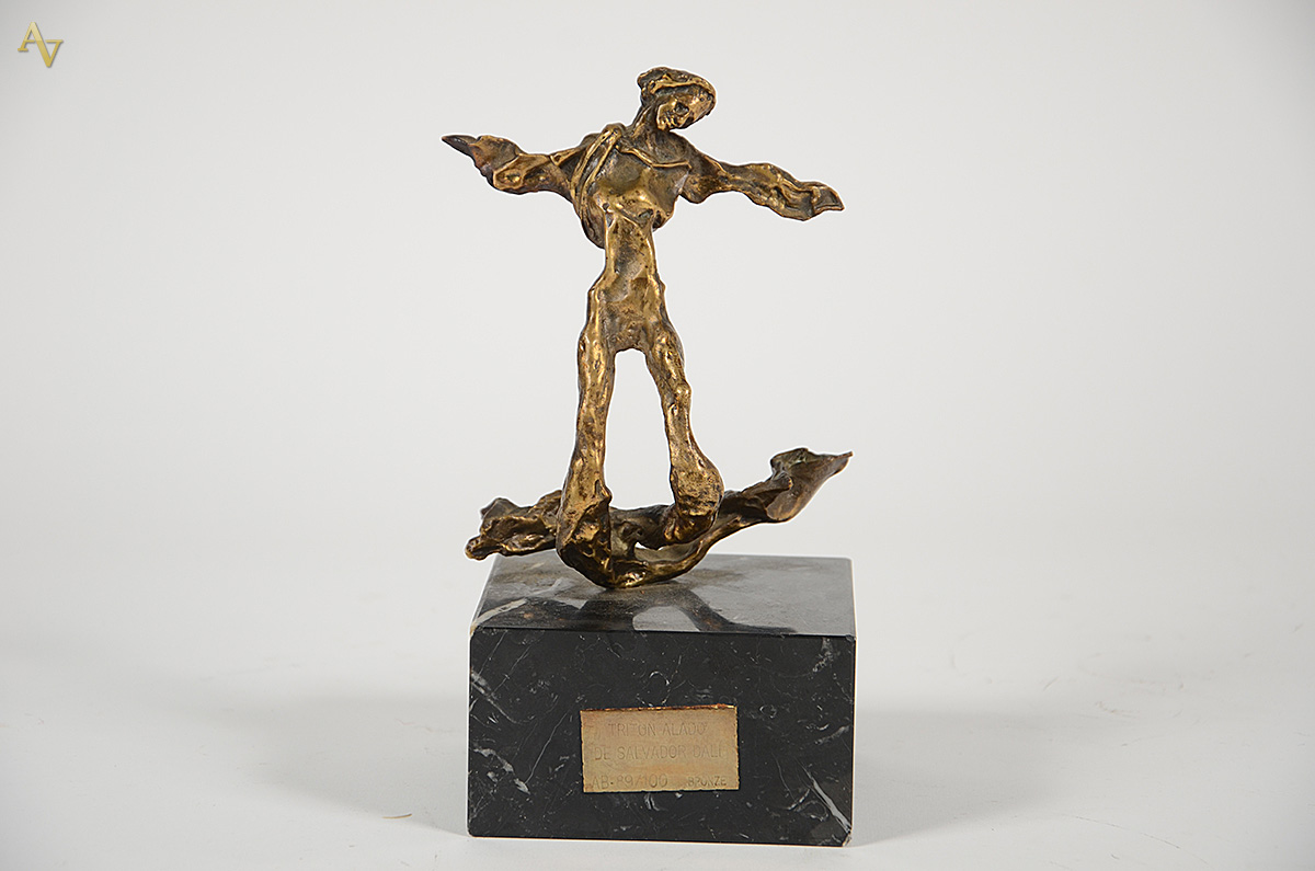 SALVADOR DALI - Triton alado - Escultura de bronze - AB - 089/100... - foto 1 de 4