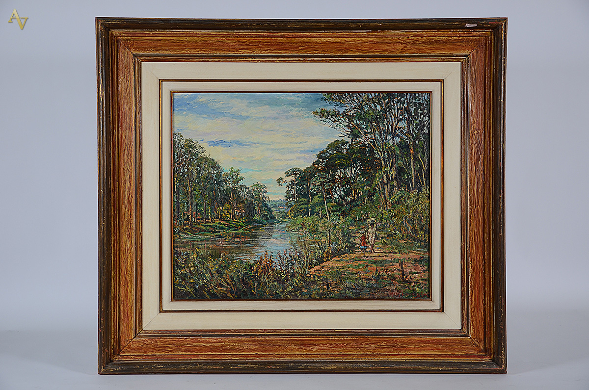 WIN VAN DIJK - Paisagem, datado 1979 - ost - 64 x 80