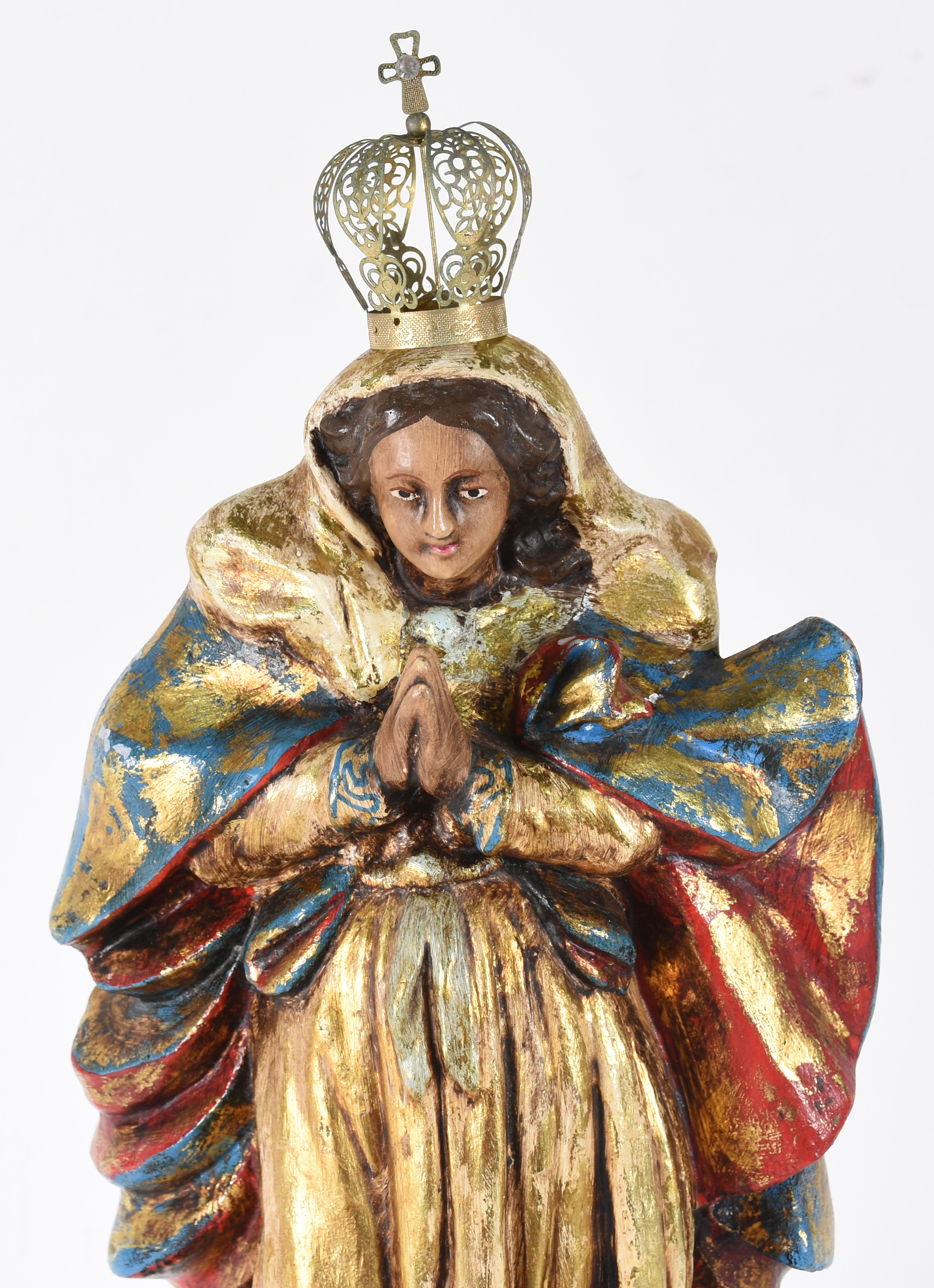 Nossa Senhora da Conceição - Imagem de madeira policromada. - foto 2 de 4