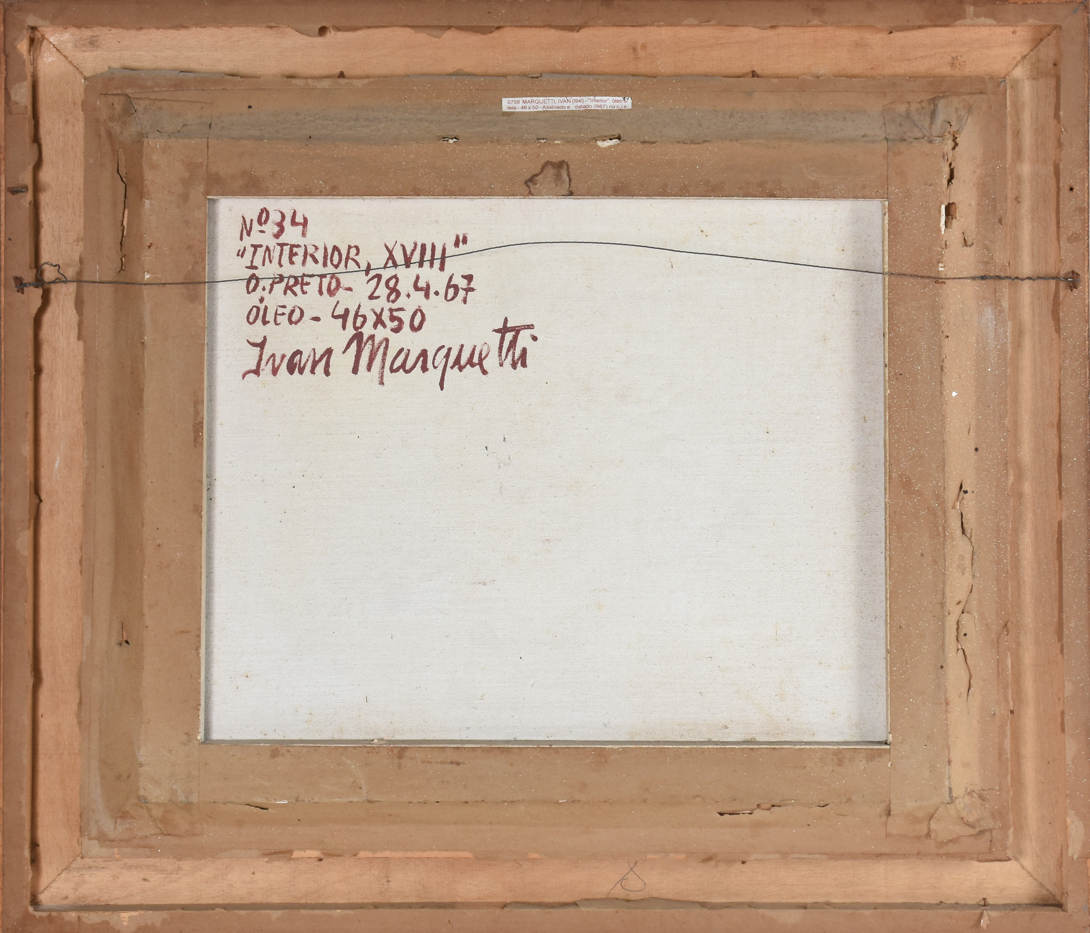 Ivan Marquetti (1941-2004), Interior XVIII - nº34 - foto 3 de 4