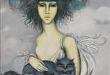 Sérgio Martinolli (1938), MULHER COM GATO - Ost.
