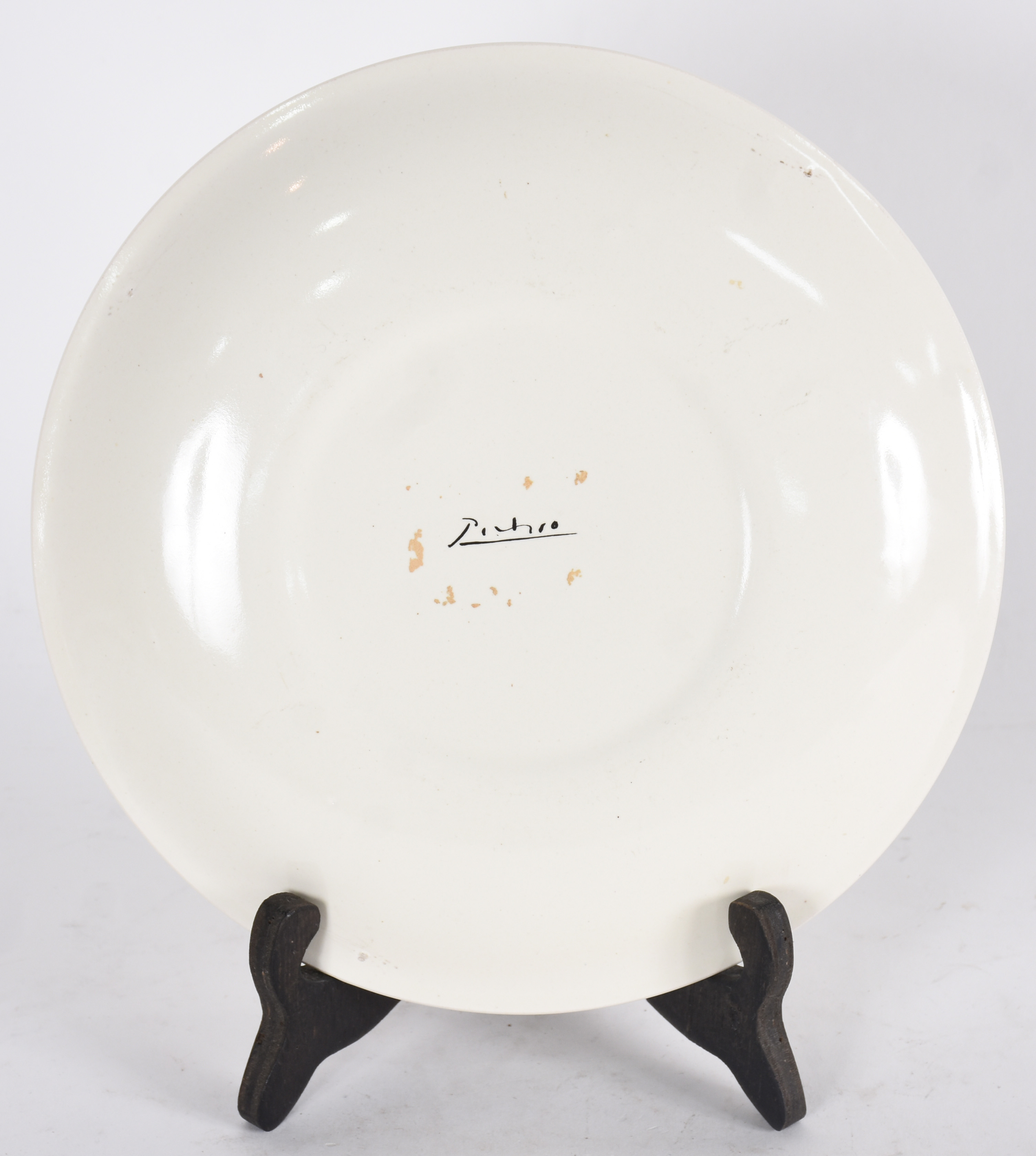 Prato de porcelana com reprodução de desenho de Pablo PICASSO - foto 2 de 2
