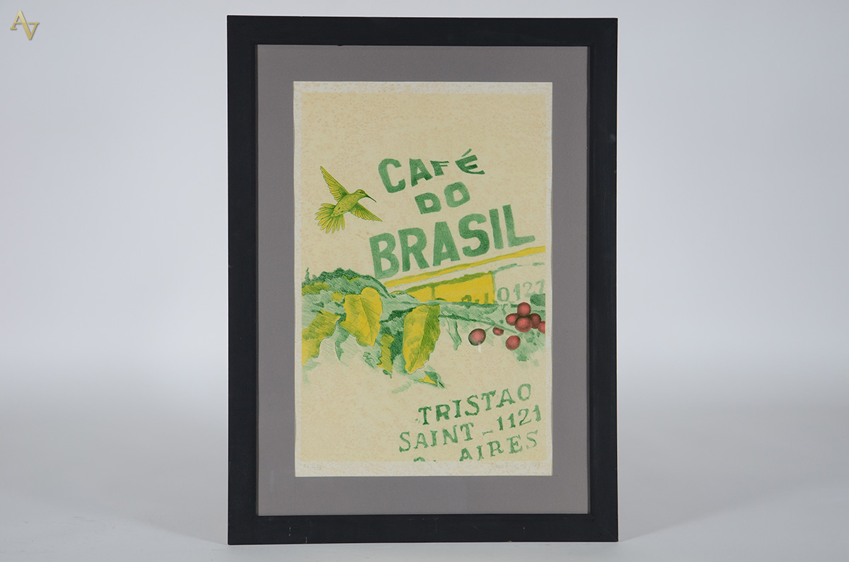 GLAUCO RODRIGUES - Café do Brasil - gravura P.A. III/XIII - 54 x 36... - foto 1 de 4
