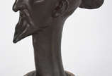MENOTTI DEL TICHIA- DOM QUIXOTE, escultura em b... - MENOTTI DEL TICHIA- DOM QUIXOTE, escultura em bronze patinado na técnica cera perdida, exemplar fotografado no livro do artista por DANTE MILANO...