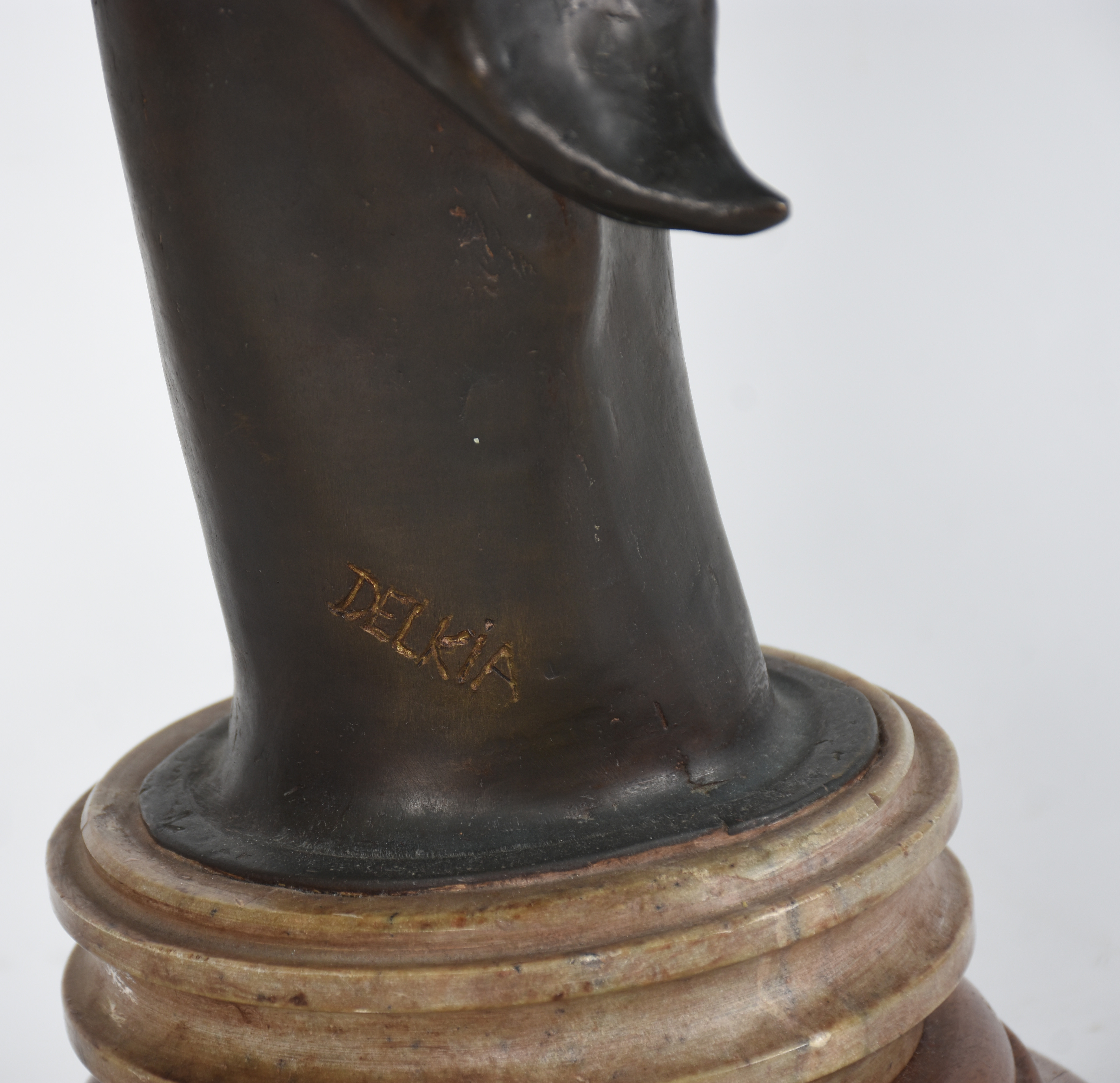 MENOTTI DEL TICHIA- DOM QUIXOTE, escultura em bronze patinado na... - foto 3 de 4