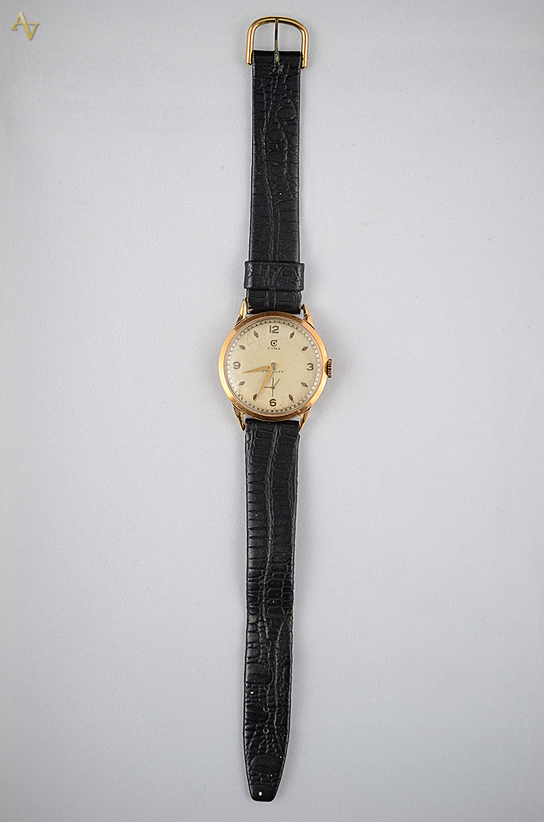 CYMA - Cymaflex - Relógio masculino, caixa de ouro amarelo 18 k... - foto 1 de 3