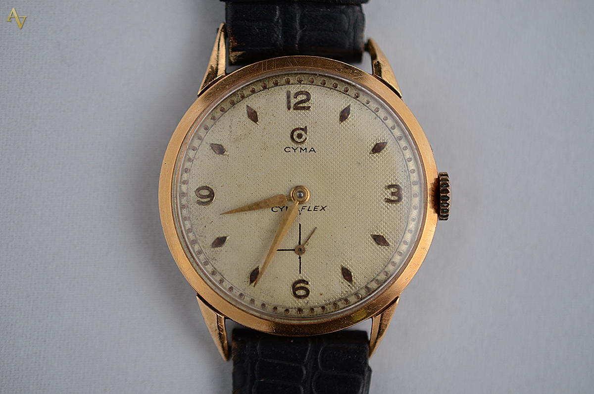 CYMA - Cymaflex - Relógio masculino, caixa de ouro amarelo 18 k... - foto 2 de 3