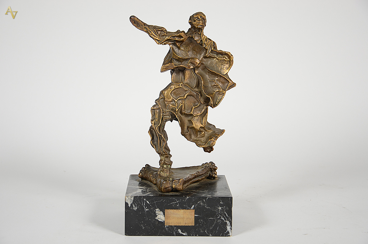 SALVADOR DALI - Alma del Quijote - Escultura de bronze - AB... - foto 1 de 5