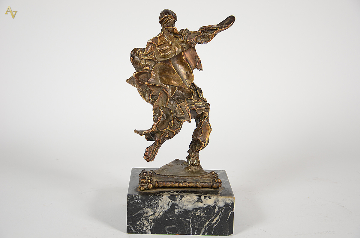 SALVADOR DALI - Alma del Quijote - Escultura de bronze - AB... - foto 2 de 5