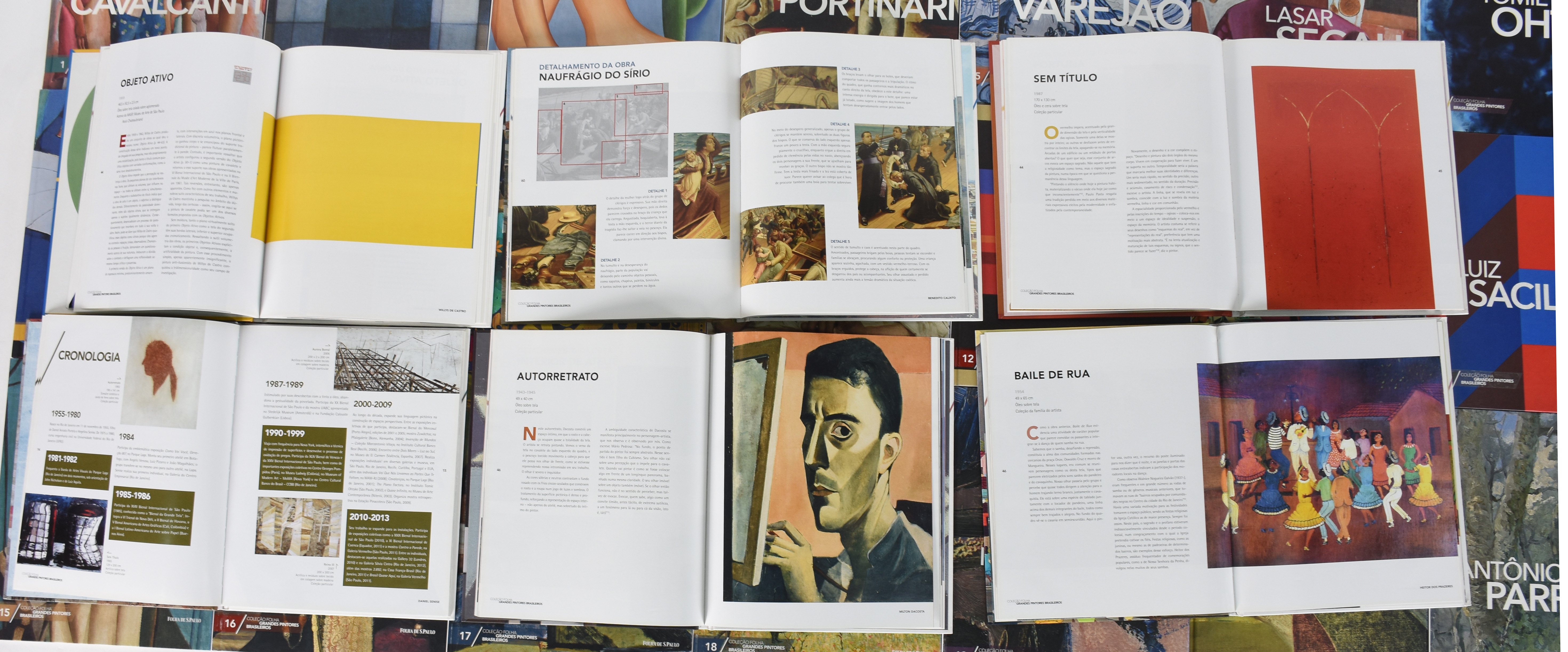 Conjunto com 28 livros dos Grandes Pìntores Brasileiros, editado pela... - foto 2 de 4