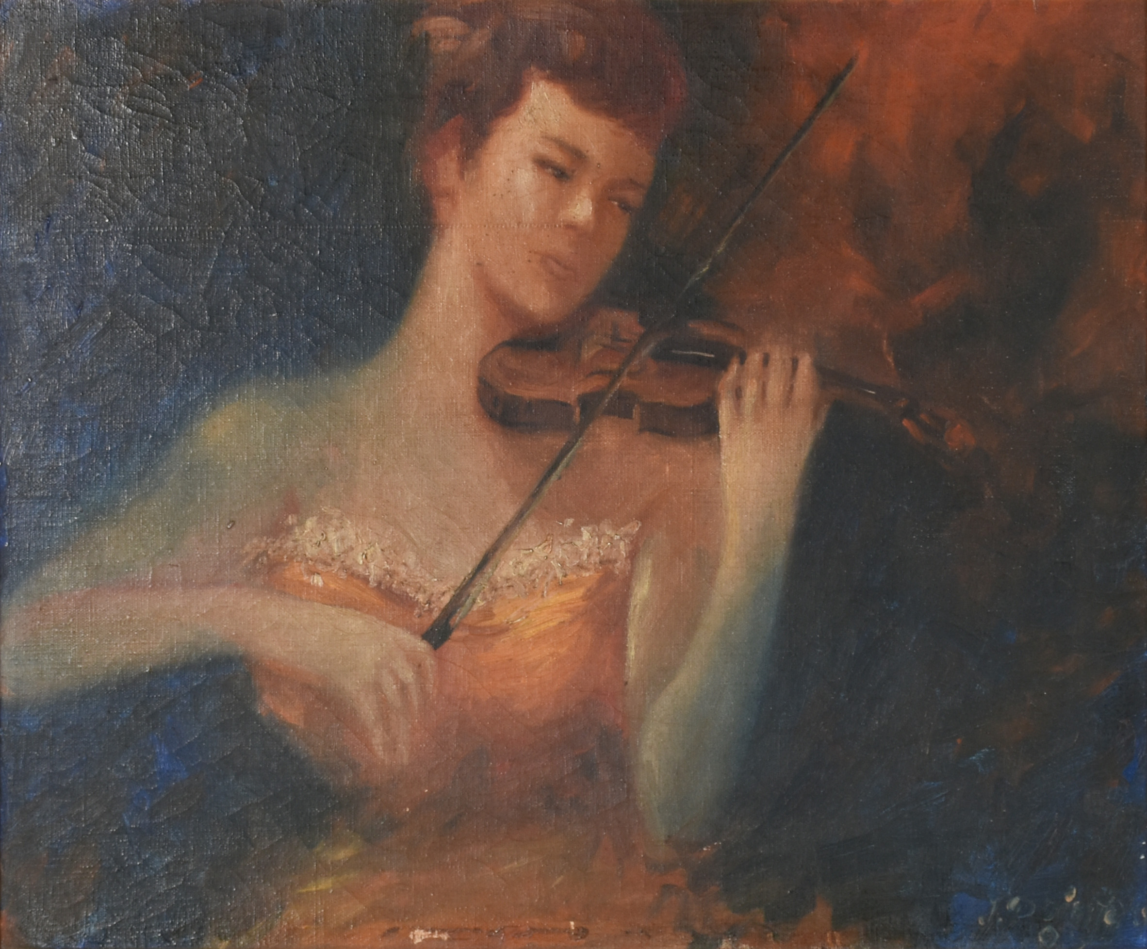Assinatura não identificada, Violinista - foto 1 de 4