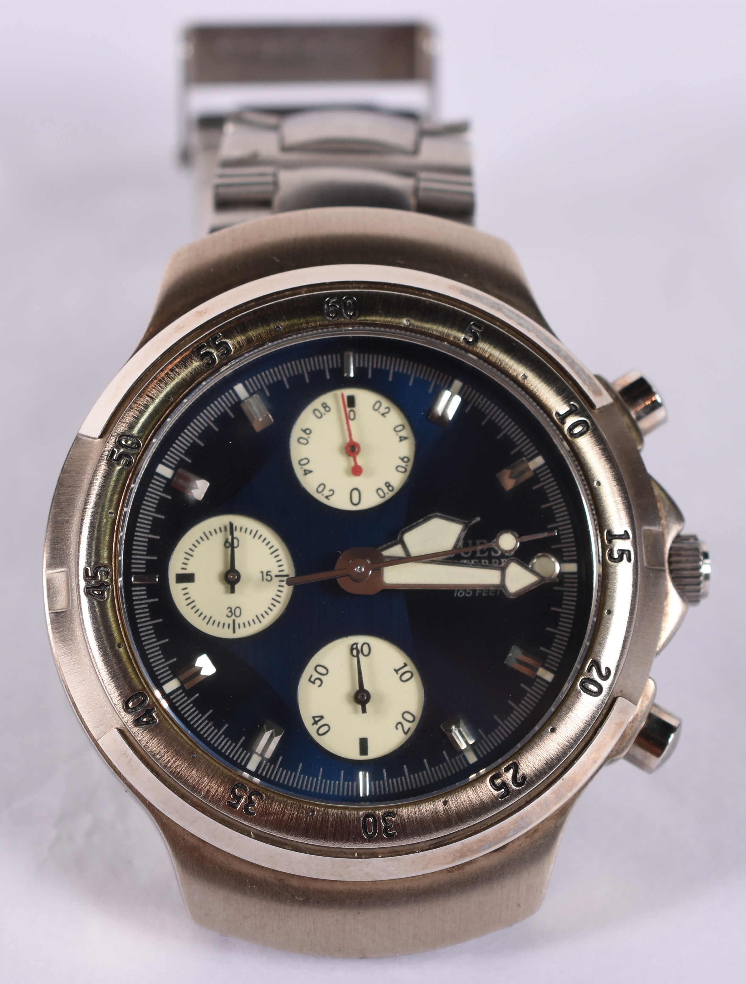 Relógio Guess masculino, pulseira e caixa e aço, waterproof, ponteiro... - foto 1 de 4