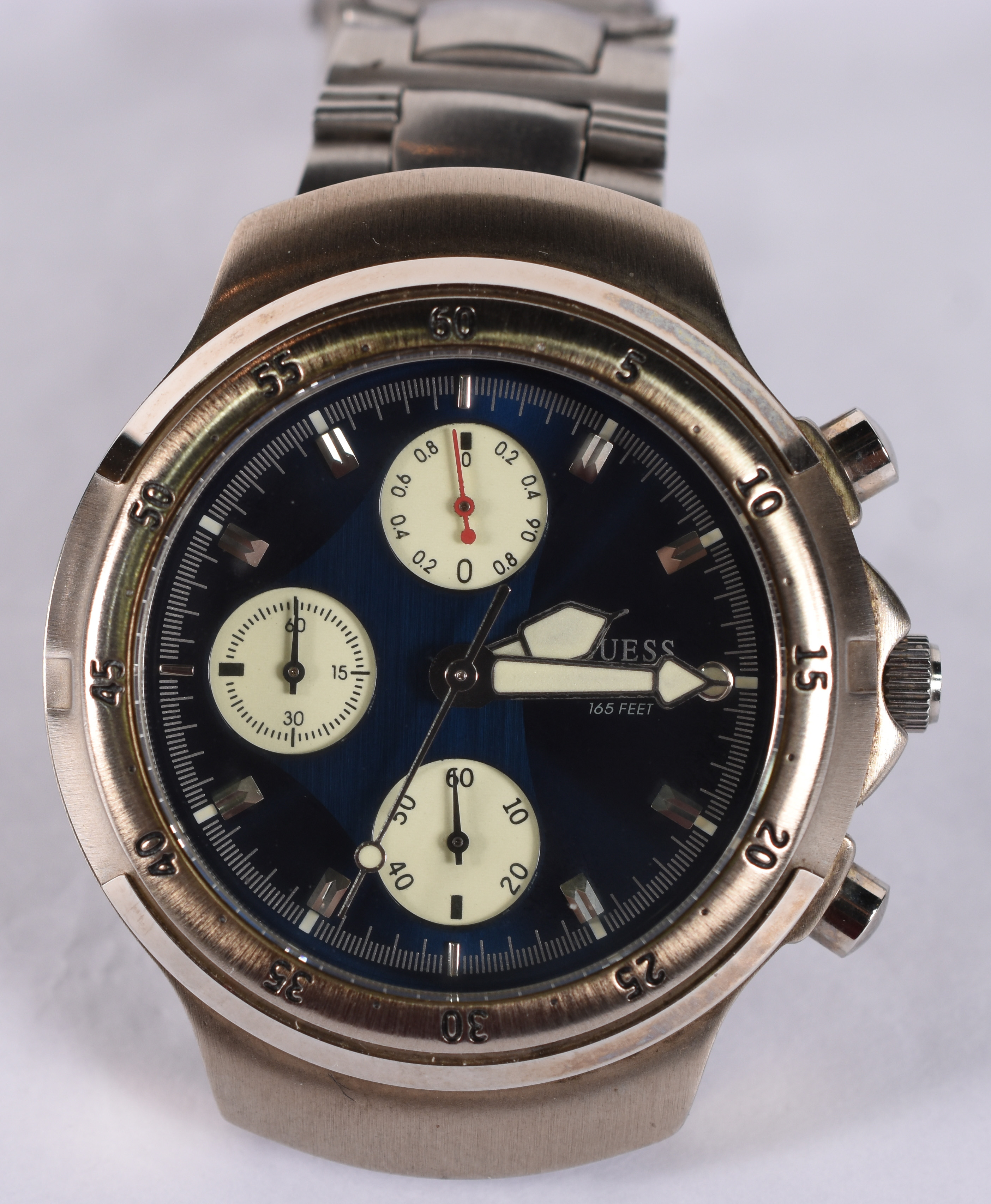 Relógio Guess masculino, pulseira e caixa e aço, waterproof, ponteiro... - foto 2 de 4