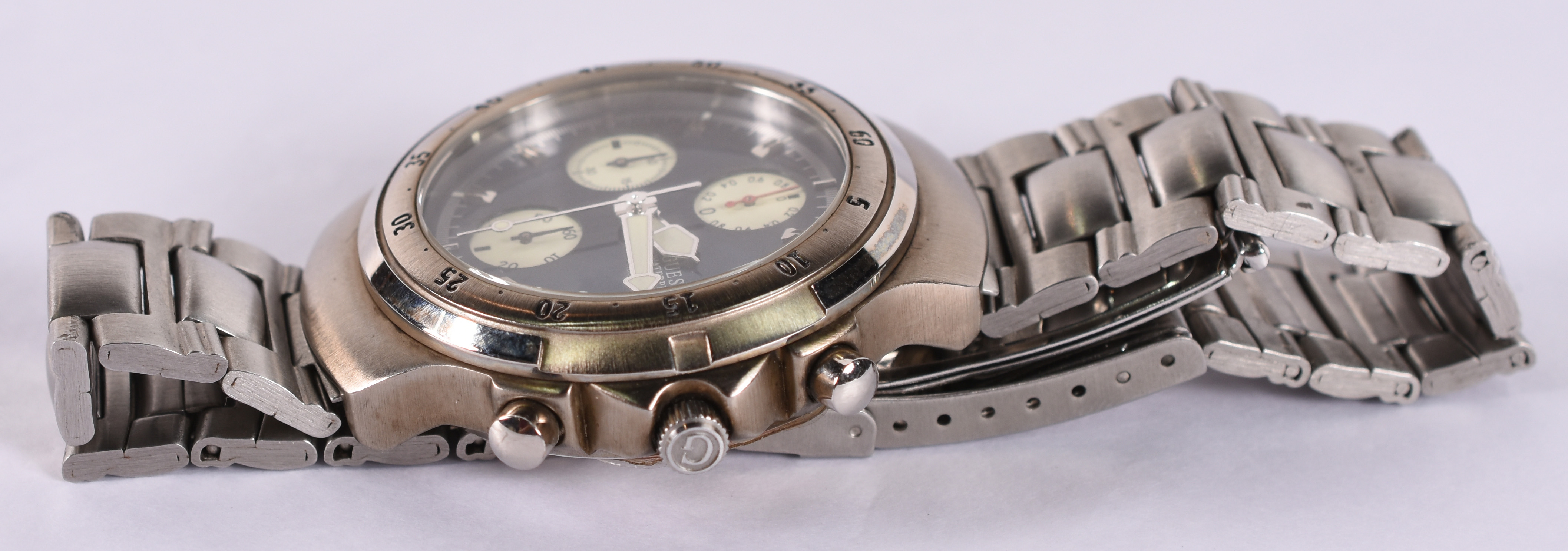 Relógio Guess masculino, pulseira e caixa e aço, waterproof, ponteiro... - foto 3 de 4