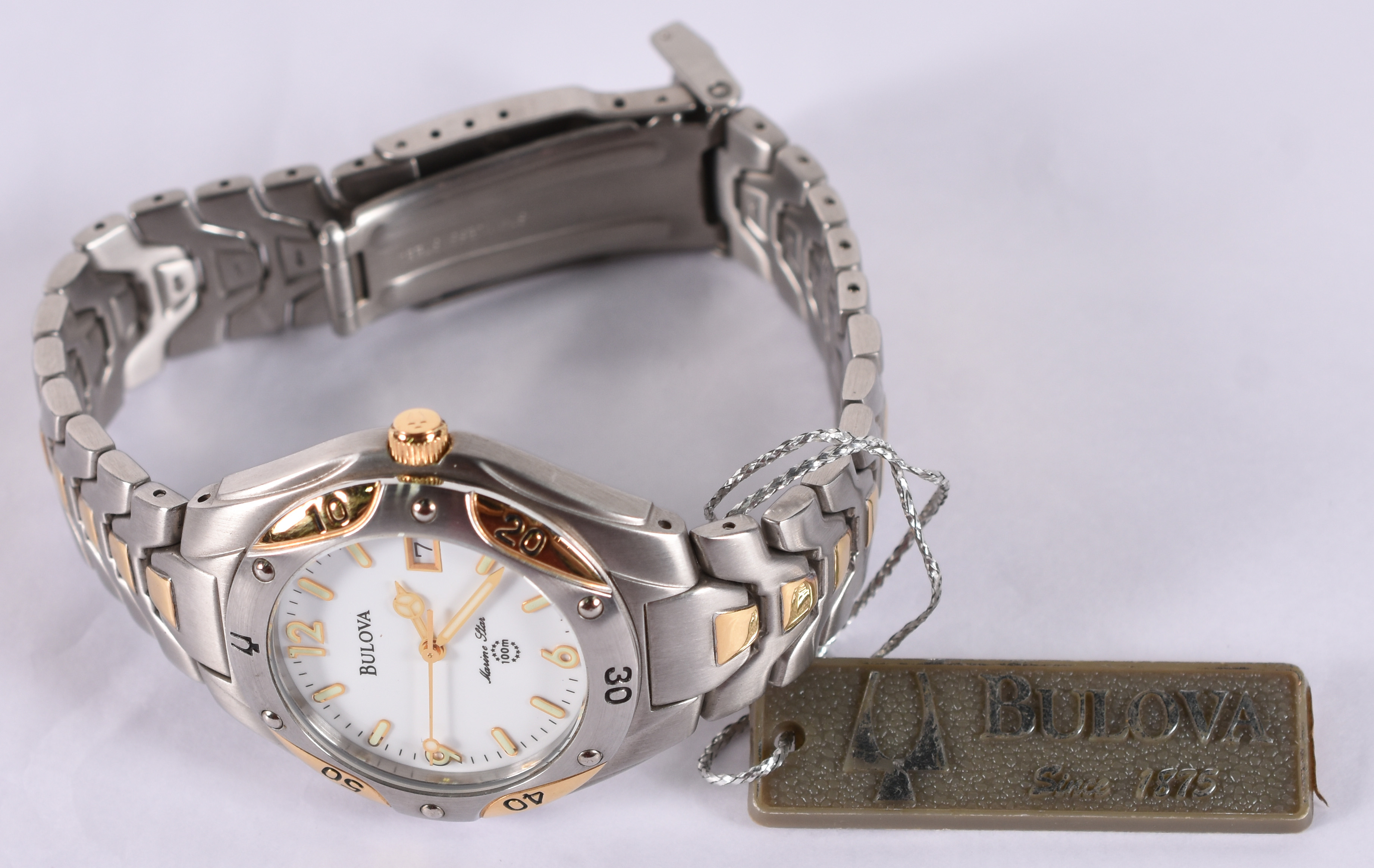 Relógio Bulova, masculino, pulseira e caixa em aço, Marine Star... - foto 2 de 4