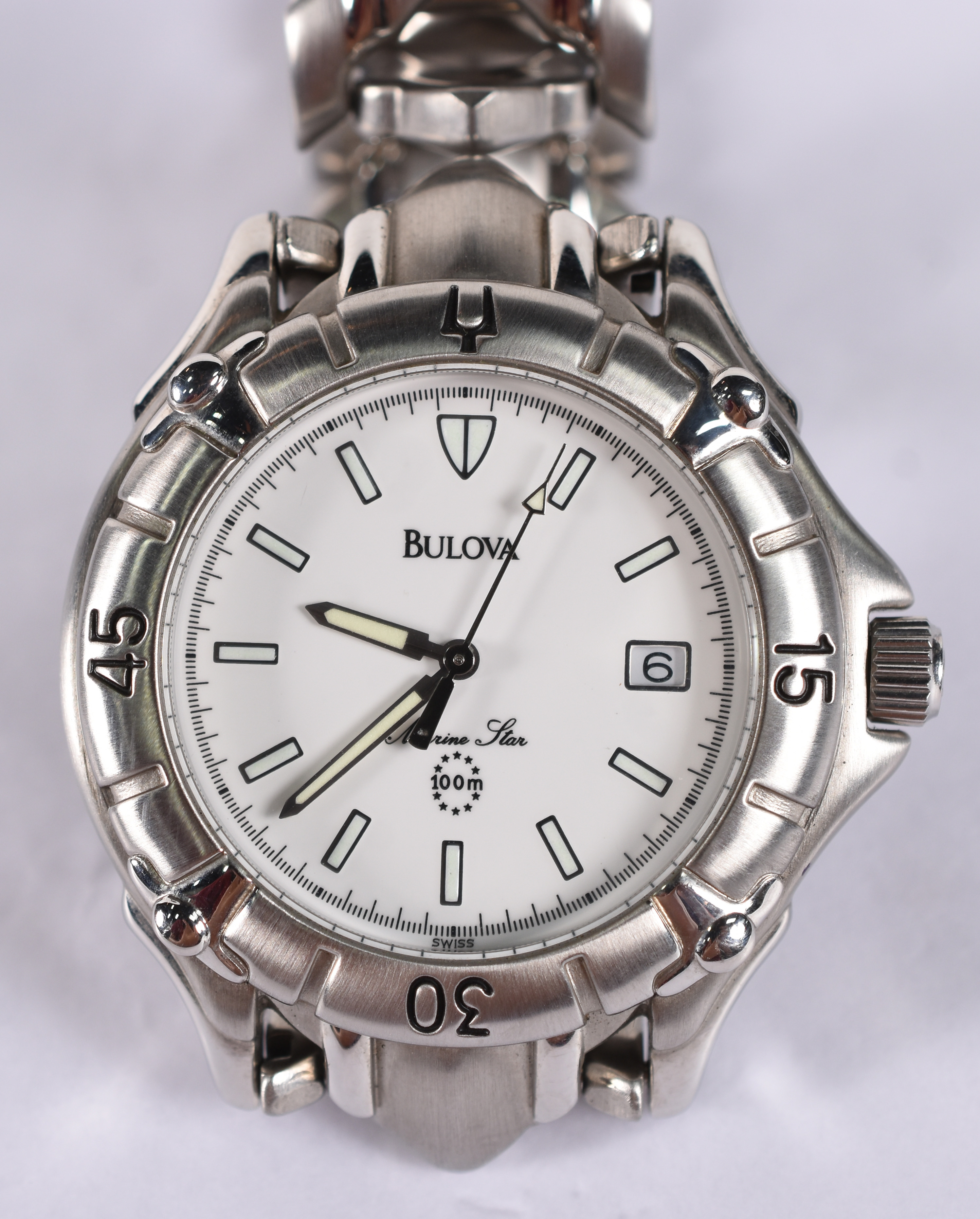Relógio Bulova misto, pulseira e caixa de aço, dourado, de ponteiros... - foto 1 de 4